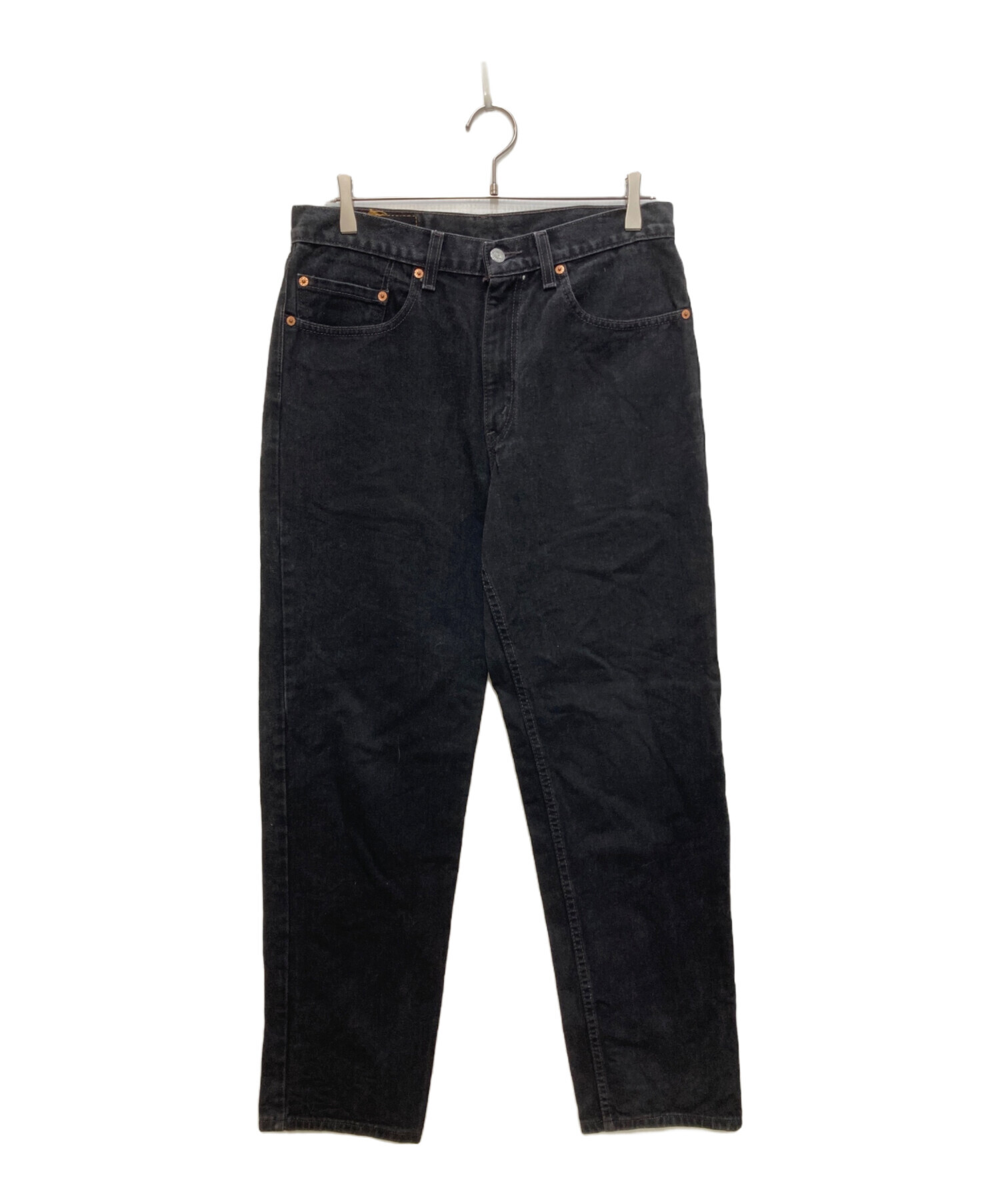 中古・古着通販】LEVI'S (リーバイス) ブラックデニムパンツ ブラック