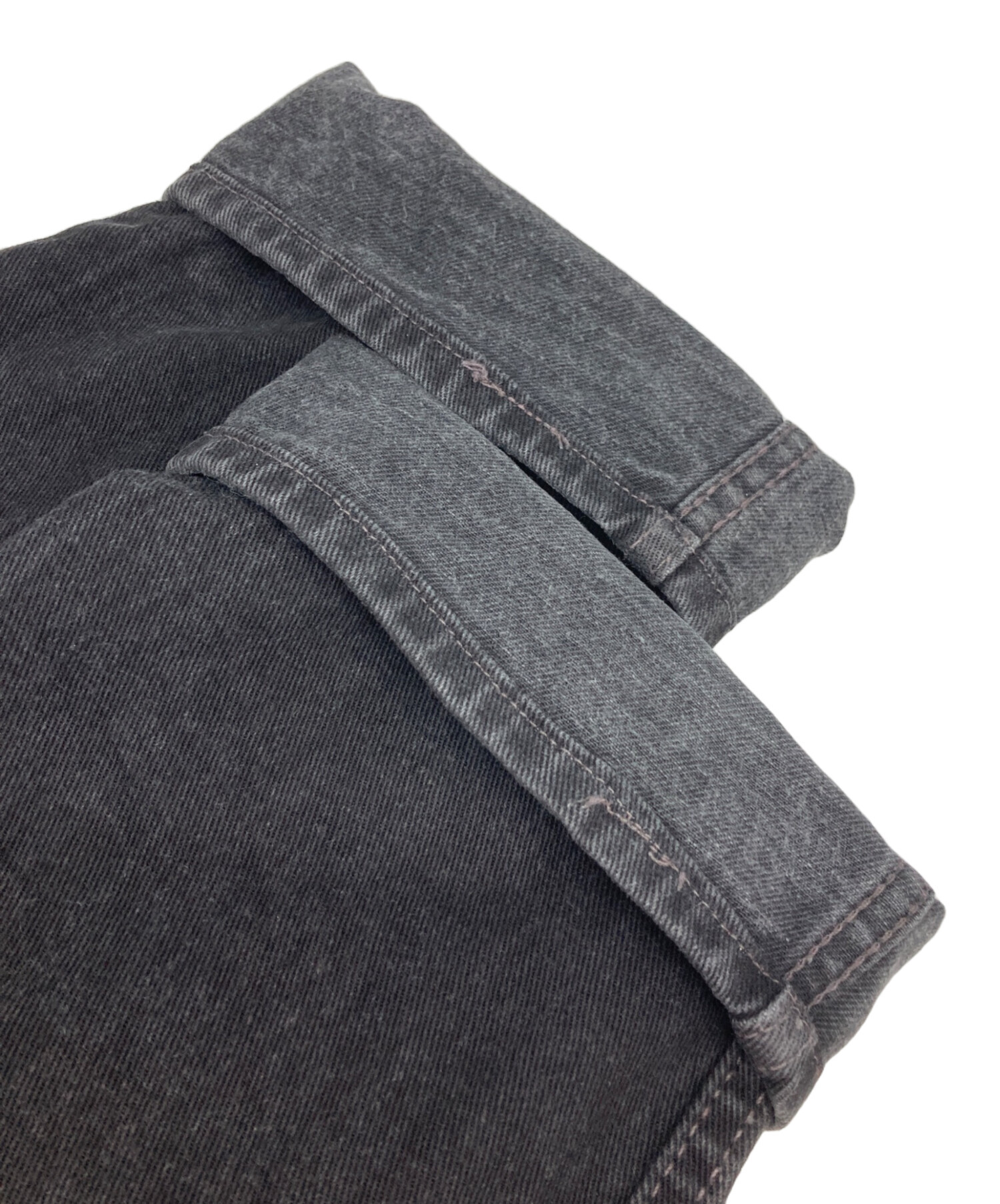 中古・古着通販】LEVI'S (リーバイス) ブラックデニムパンツ ブラック