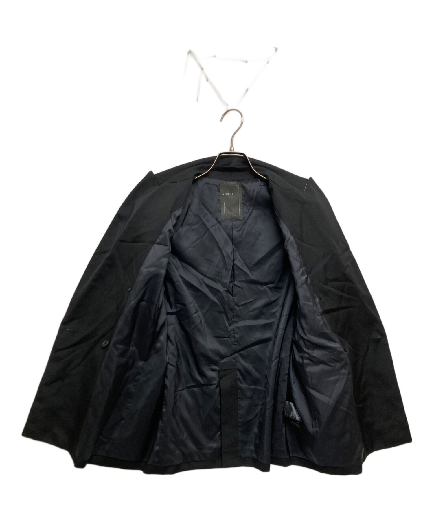 中古・古着通販】Noble (ノーブル) トリコチンピークドラペル
