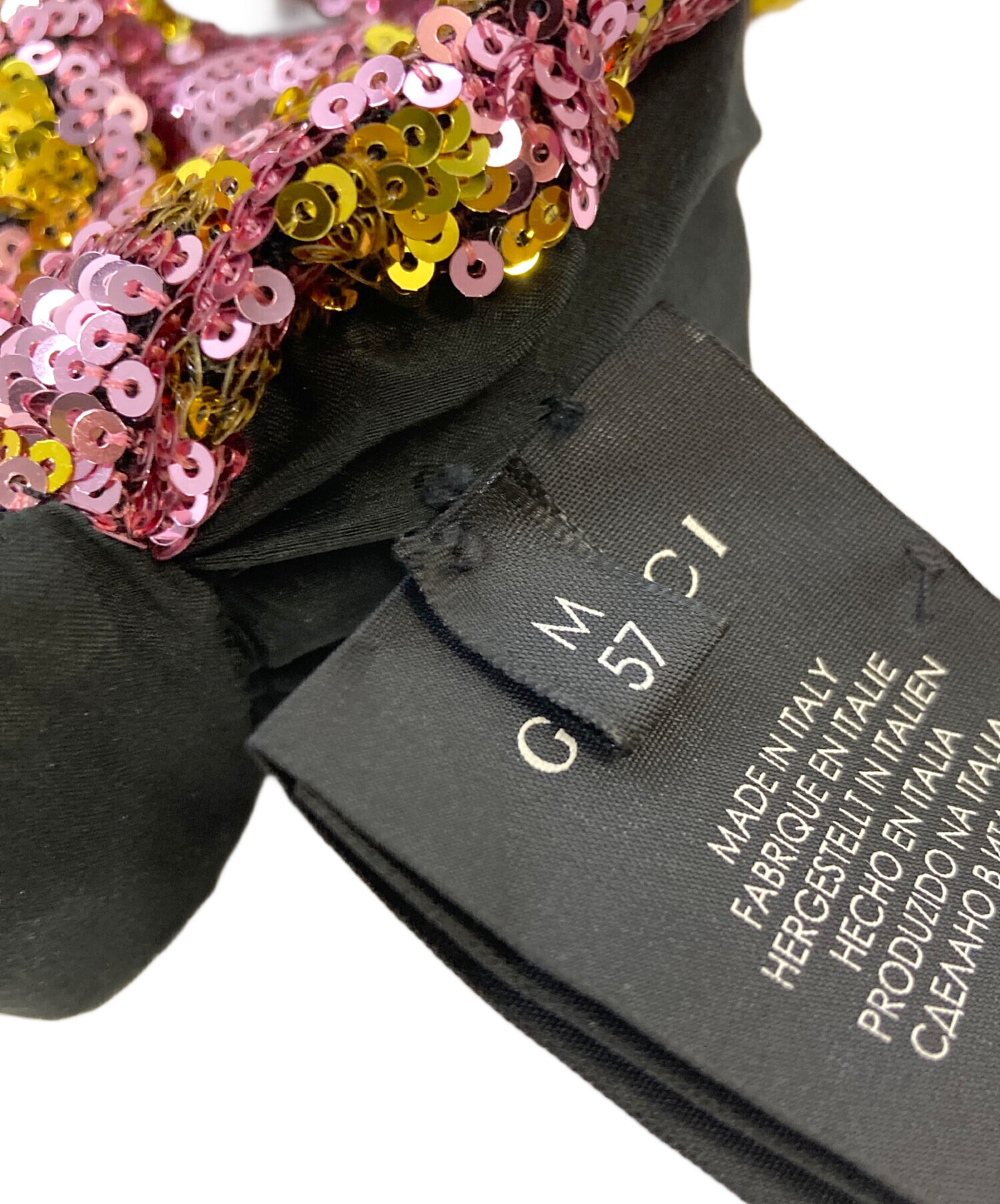 GUCCI スパンコール ヘアバンド・アクセサリーセット 中古・古着通販】GUCCI (グッチ) スパンコールヘアバンド ピンク