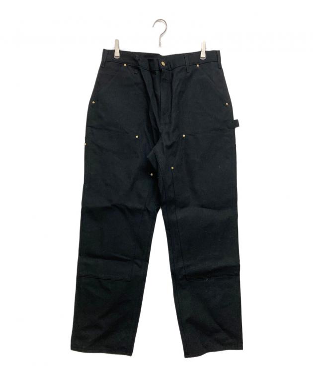 こ*ん様 【極美品】Carhartt カーハート ダブルニー ブラック 32×3 中古・古着通販】CarHartt (カーハート) ダブルニーペインターパンツ