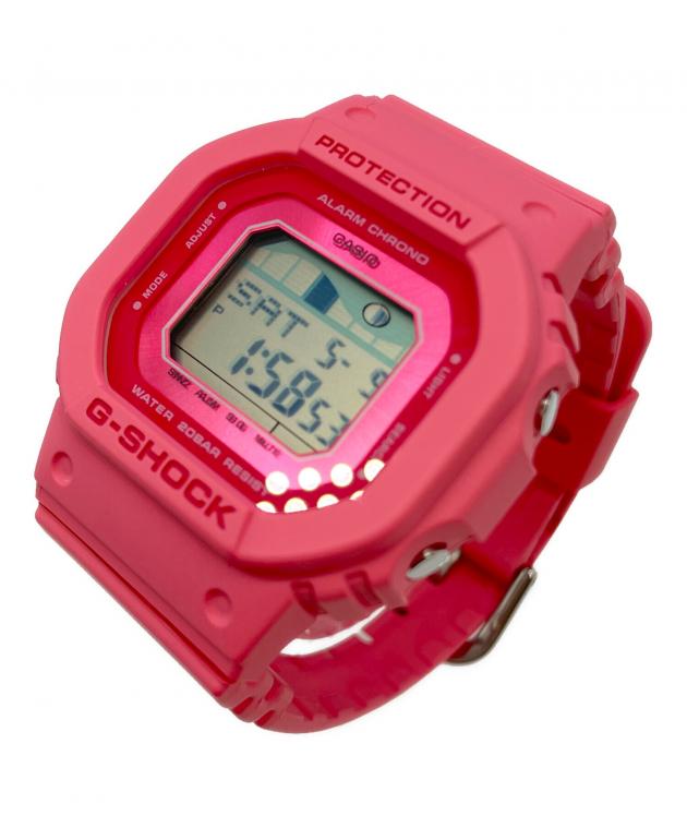 デジタル腕時計 EFA-80 ピンク レッド 箱付き 中古・古着通販】CASIO (カシオ) デジタルウォッチ サイズ:実寸サイズ