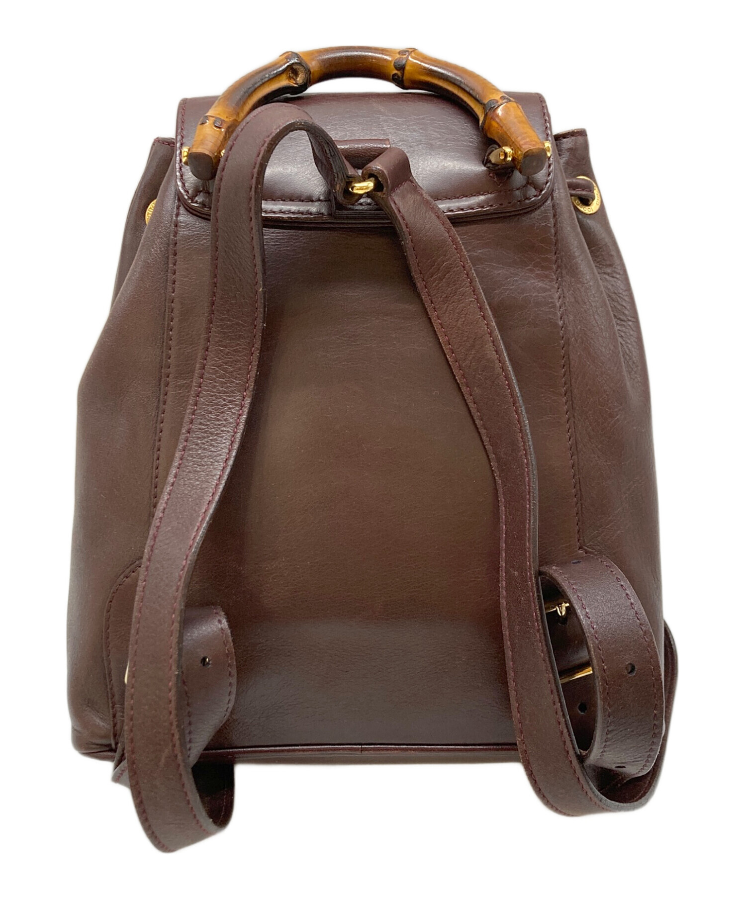 中古・古着通販】GUCCI (グッチ) バンブー レザーミニリュック