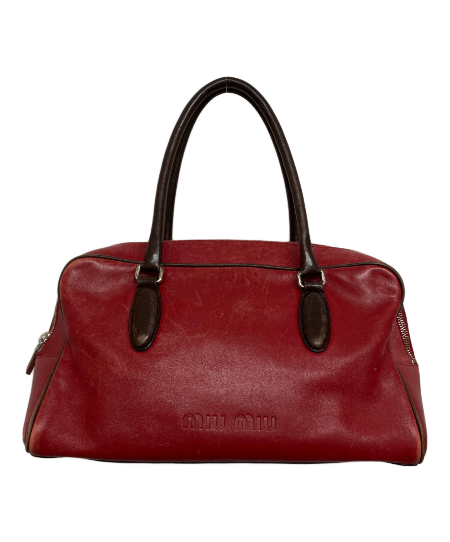 中古・古着通販】MIU MIU (ミュウミュウ) archive leather mini boston