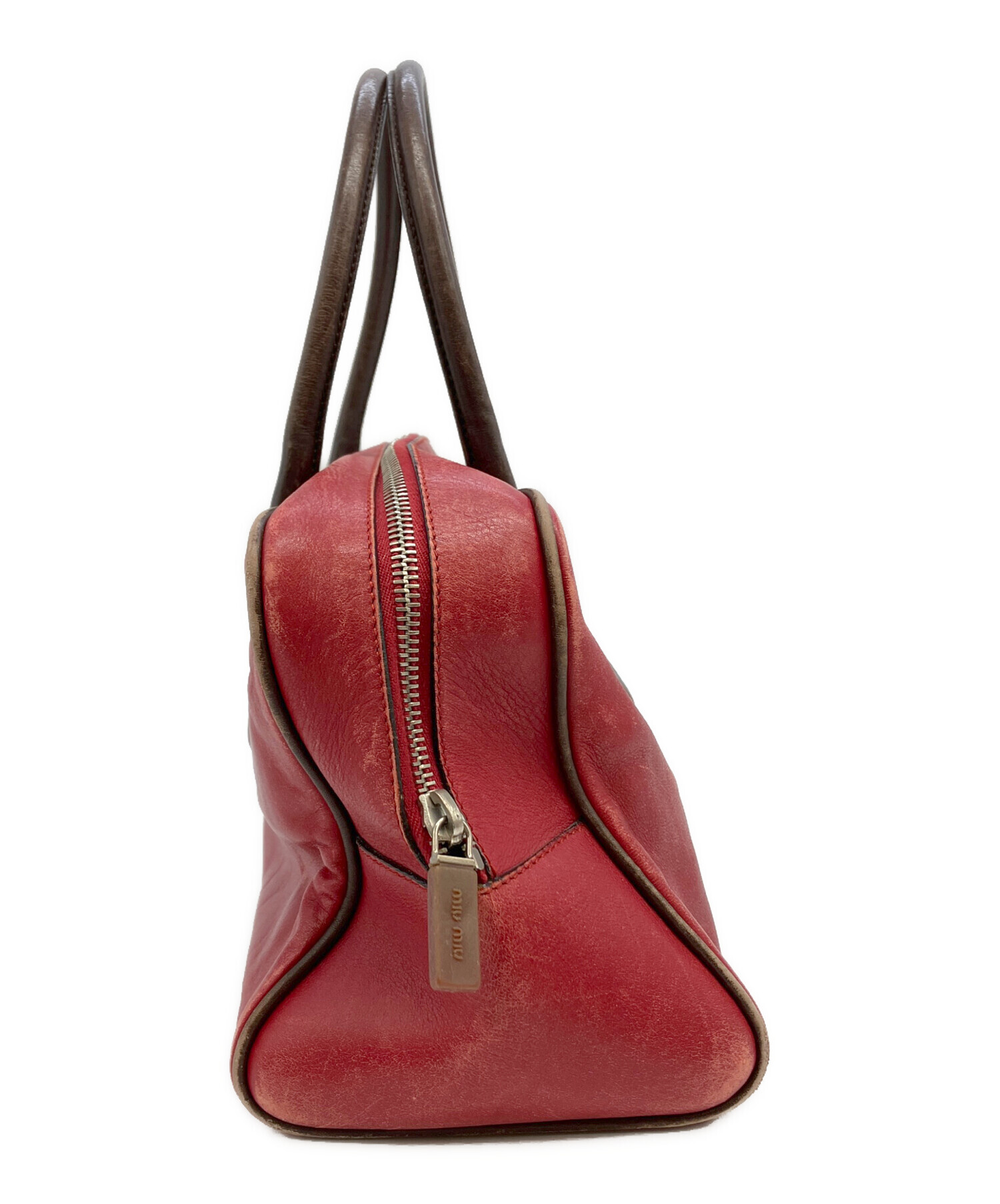 中古・古着通販】MIU MIU (ミュウミュウ) archive leather mini boston