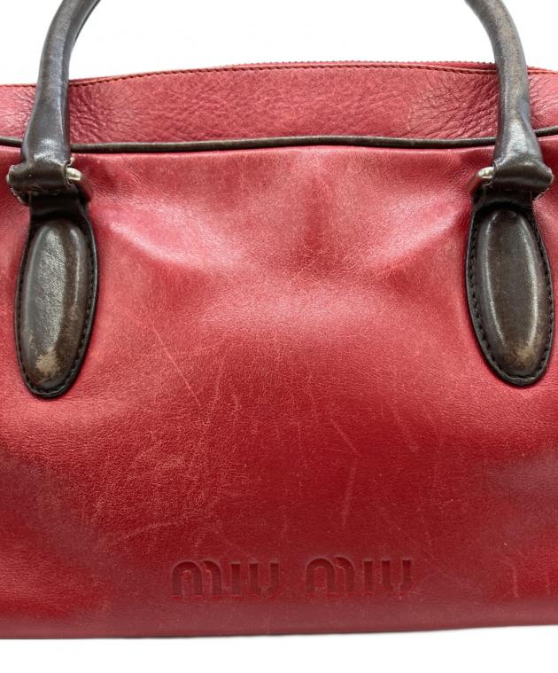 中古・古着通販】MIU MIU (ミュウミュウ) archive leather mini boston