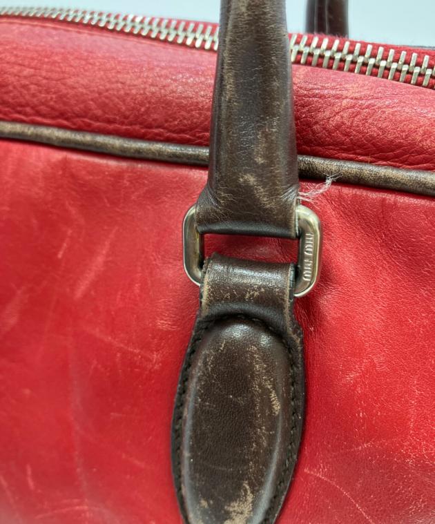 中古・古着通販】MIU MIU (ミュウミュウ) archive leather mini boston
