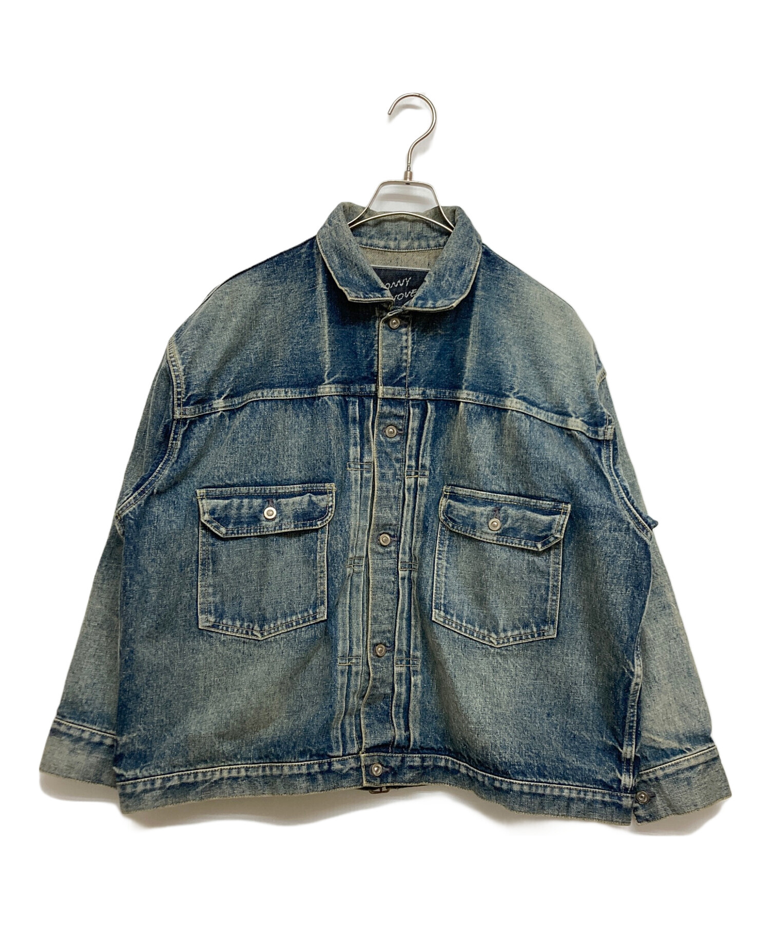 中古・古着通販】BONNY WOVEN (ボニーウーブン) BIG T BACK DENIM JK