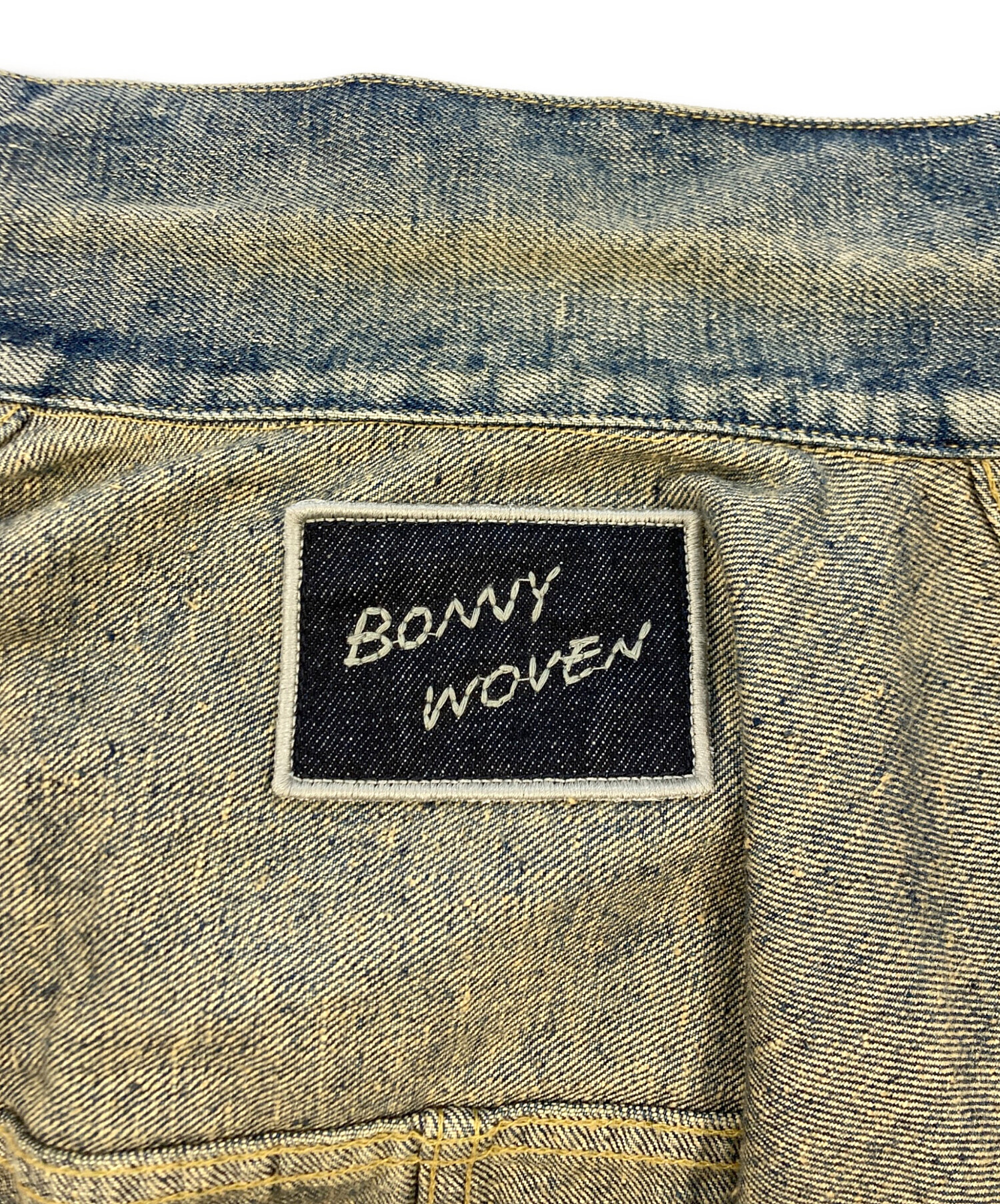 中古・古着通販】BONNY WOVEN (ボニーウーブン) BIG T BACK DENIM JK