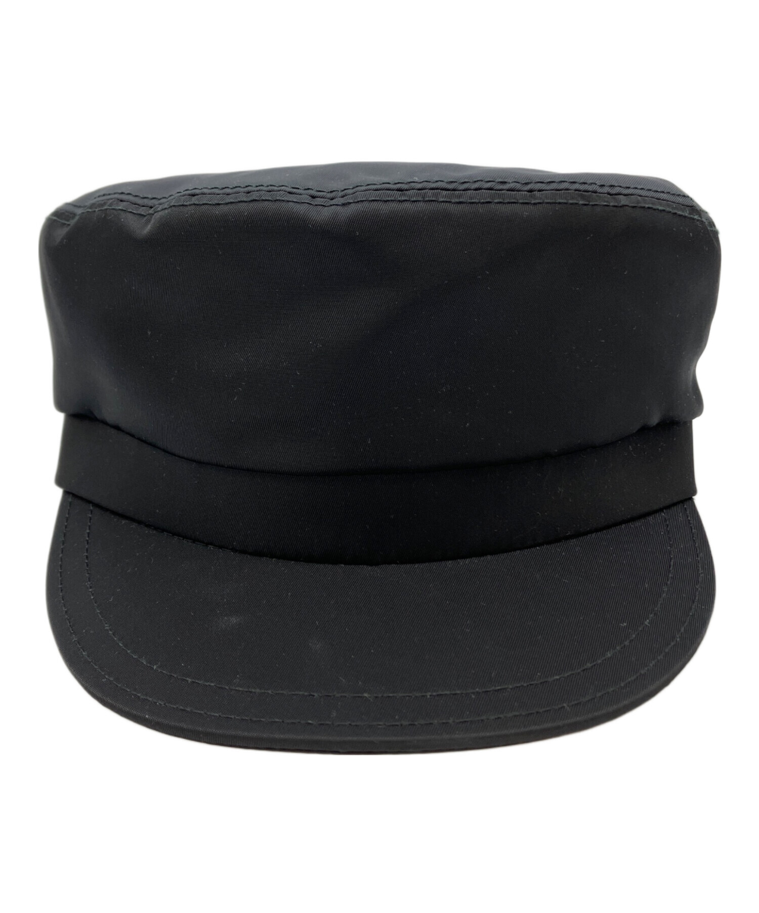 中古・古着通販】PRADA (プラダ) リナイロンキャスケット ブラック