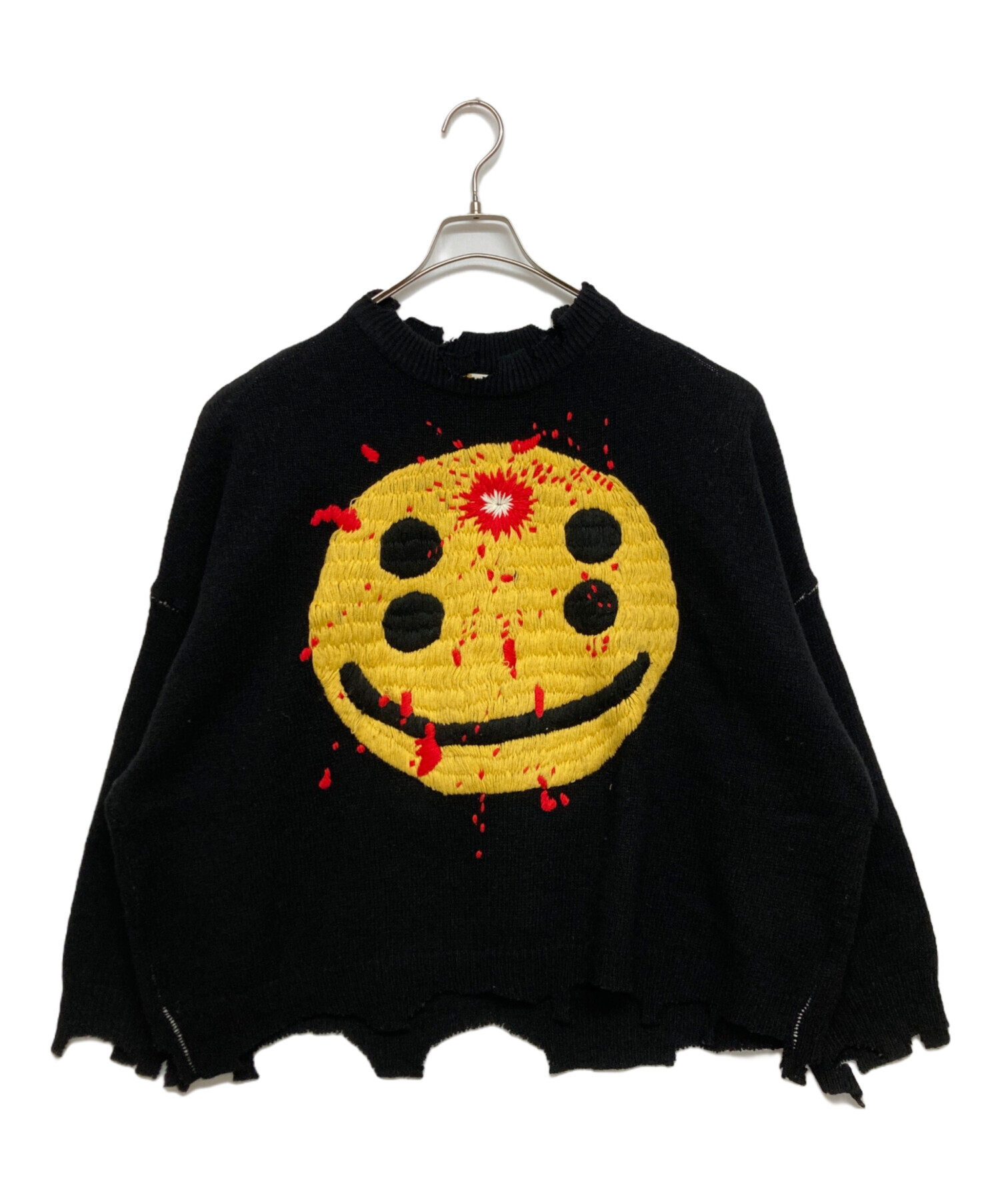 中古・古着通販】SAINT MICHAEL (セントマイケル) CP CREW KNITSMILE