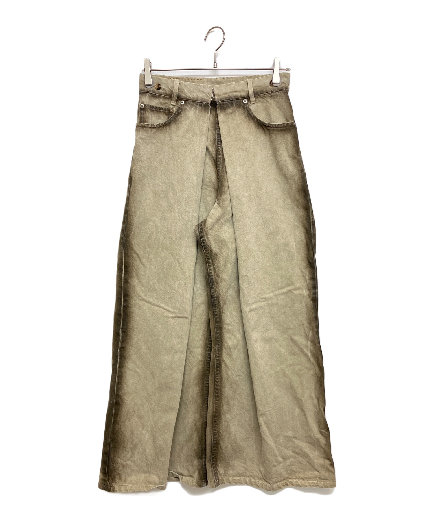 パンツ Nomat Tucked Denim Jeans 中古・古着通販】Nomat (ノマット) Tucked Denim Jeans グリーン