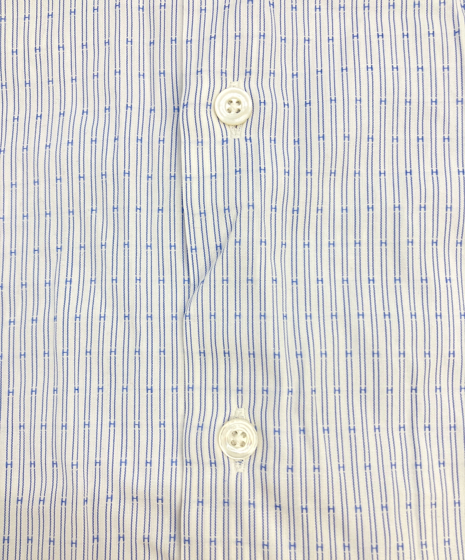 中古・古着通販】HERMES (エルメス) ドレスシャツ ネイビー サイズ