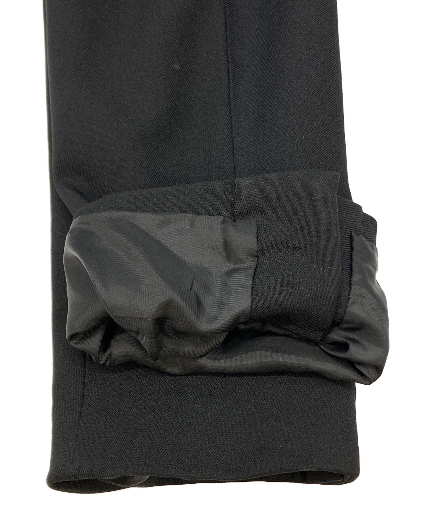 【新品未使用タグ付き】コムコム ポリエステル縮絨ジャケット 中古・古着通販】BLACK COMME des GARCONS (ブラックコムデギャルソン