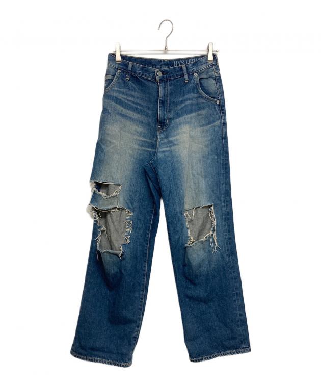 HYSTERIC GLAMOUR ダメージデニムパンツ 中古・古着通販】Hysteric Glamour (ヒステリックグラマー) ダメージ