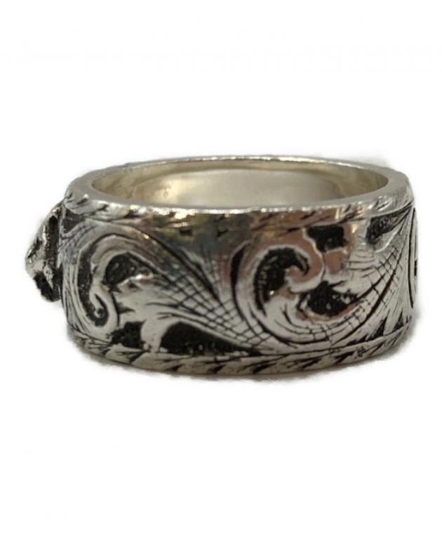 【美品】GUCCI グッチ　キャットヘッド　リング　20号 中古・古着通販】GUCCI (グッチ) Thin Silver Ring With Feline Head