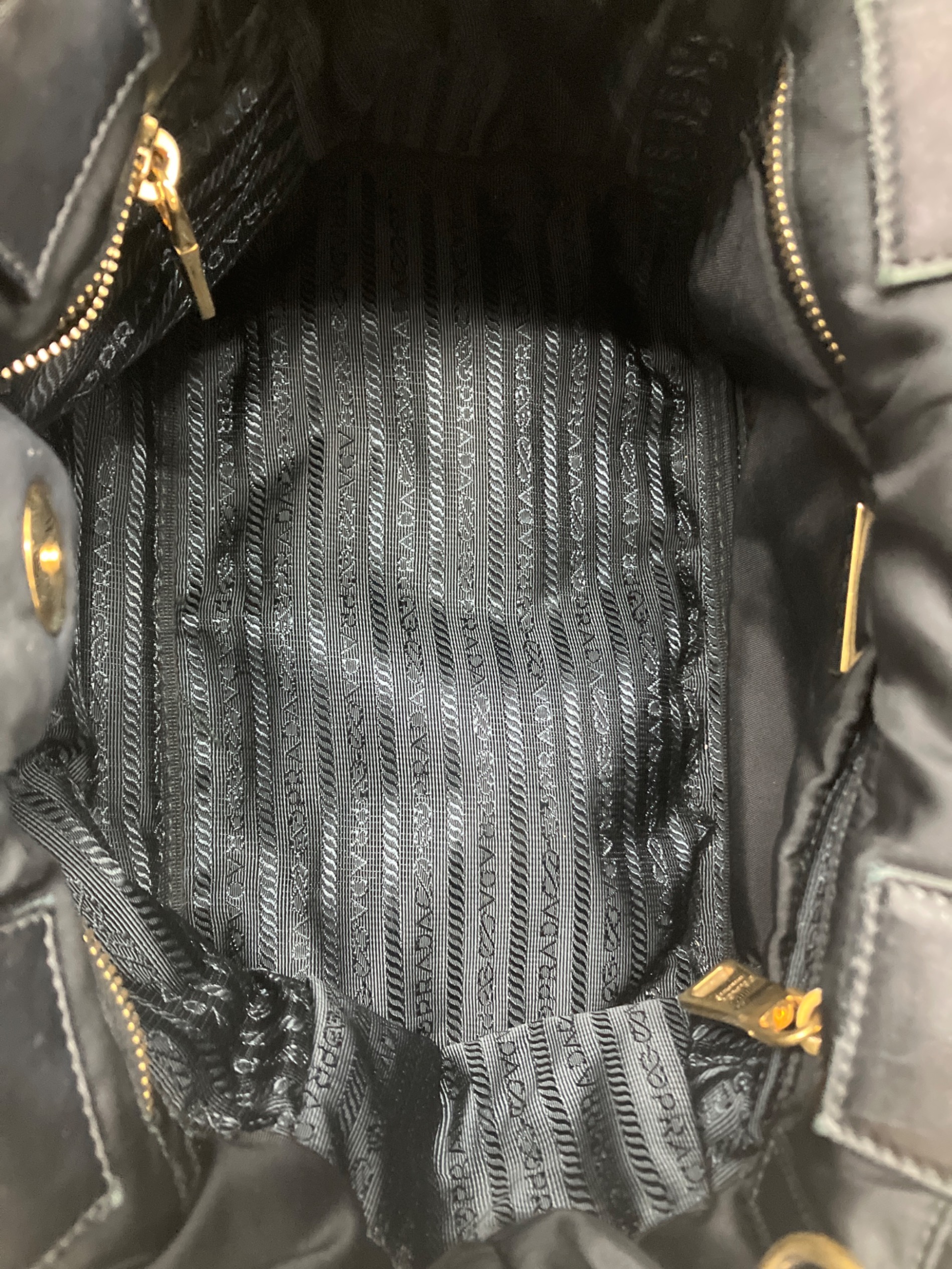 中古・古着通販】PRADA (プラダ) ハンドバッグ ブラック｜ブランド