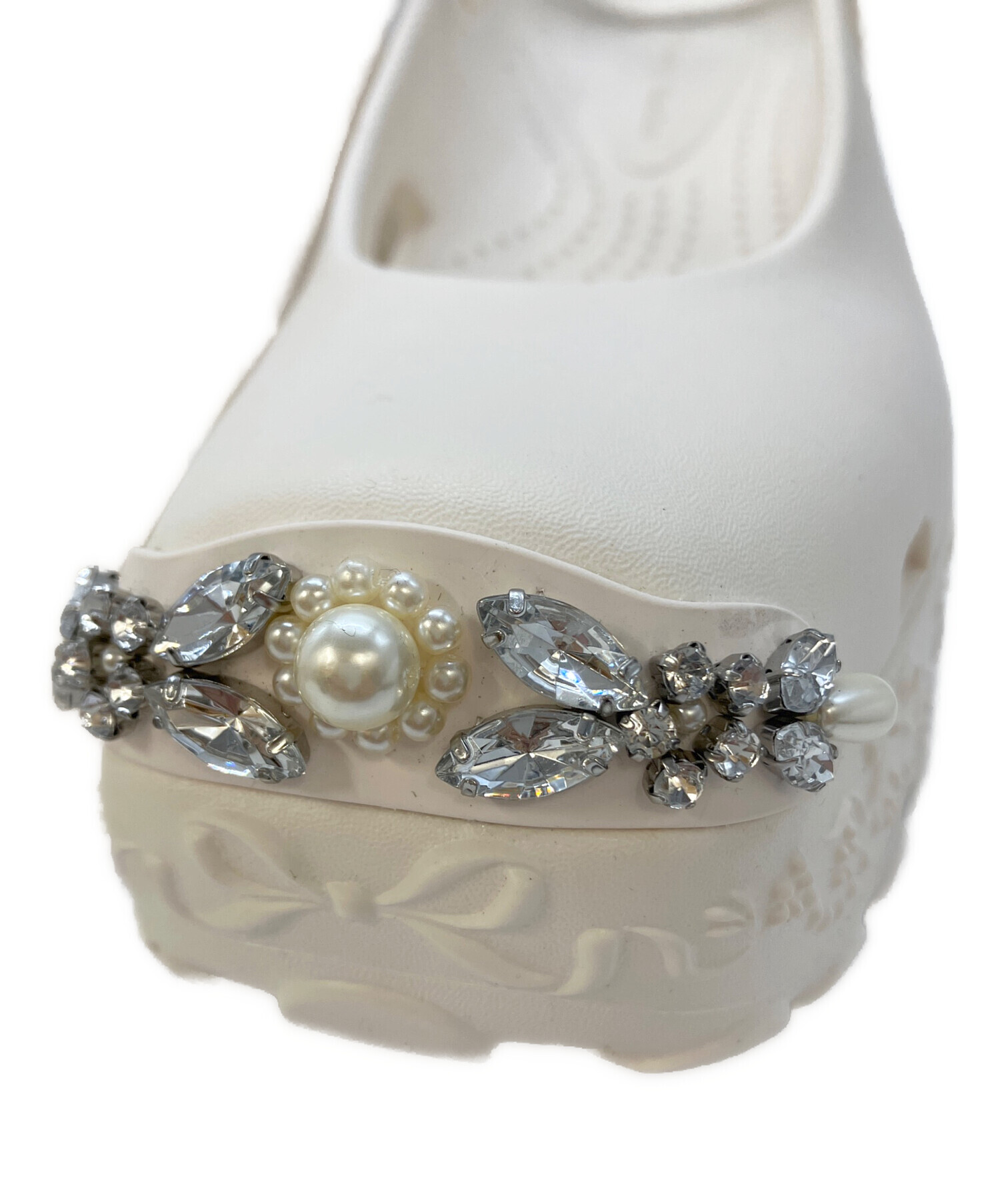 ☁️さま専用 シモーネ・ロシャ × クロックス バレリーナプラットフォーム 中古・古着通販】crocs (クロックス) simone roche (シモーン ロシャ