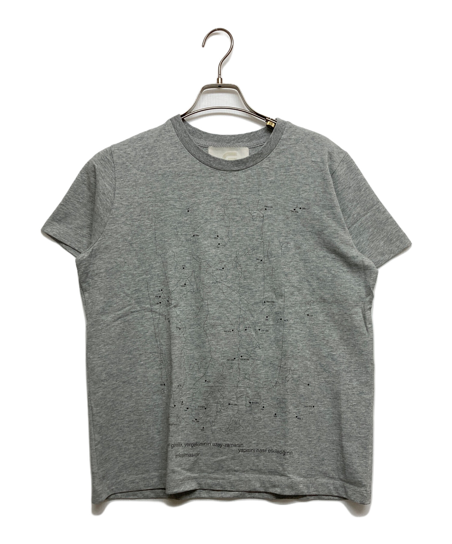 GADID ANONIEM Tシャツ GRAY SIZE1 中古・古着通販】gadid anoniem (ガディッド アノニム) TEUN グレー