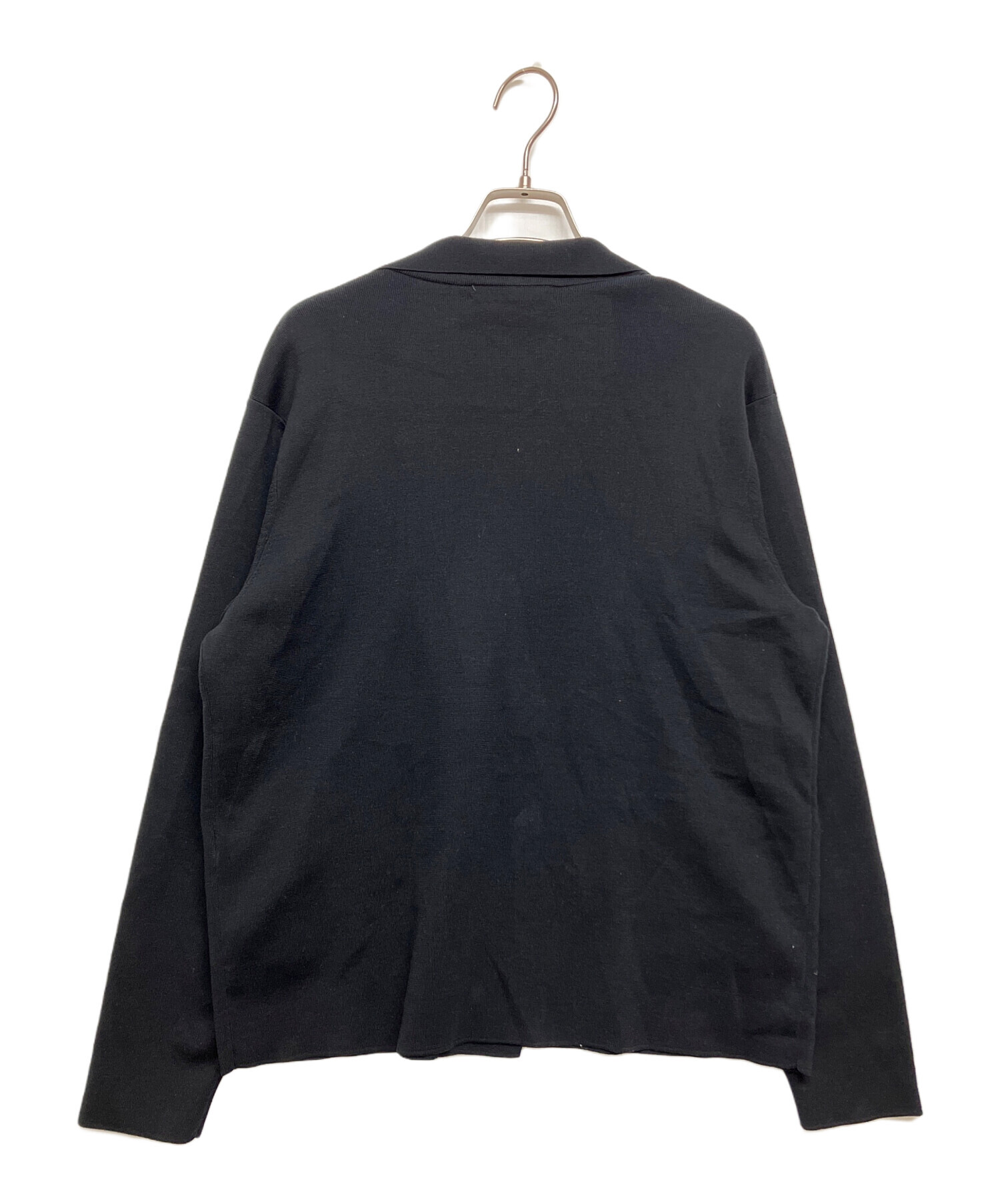 中古・古着通販】ebure (エブール) コットンシルク ニットジャケット 中古・古着通販】ebure (エブール) コットンシルク ニットジャケット