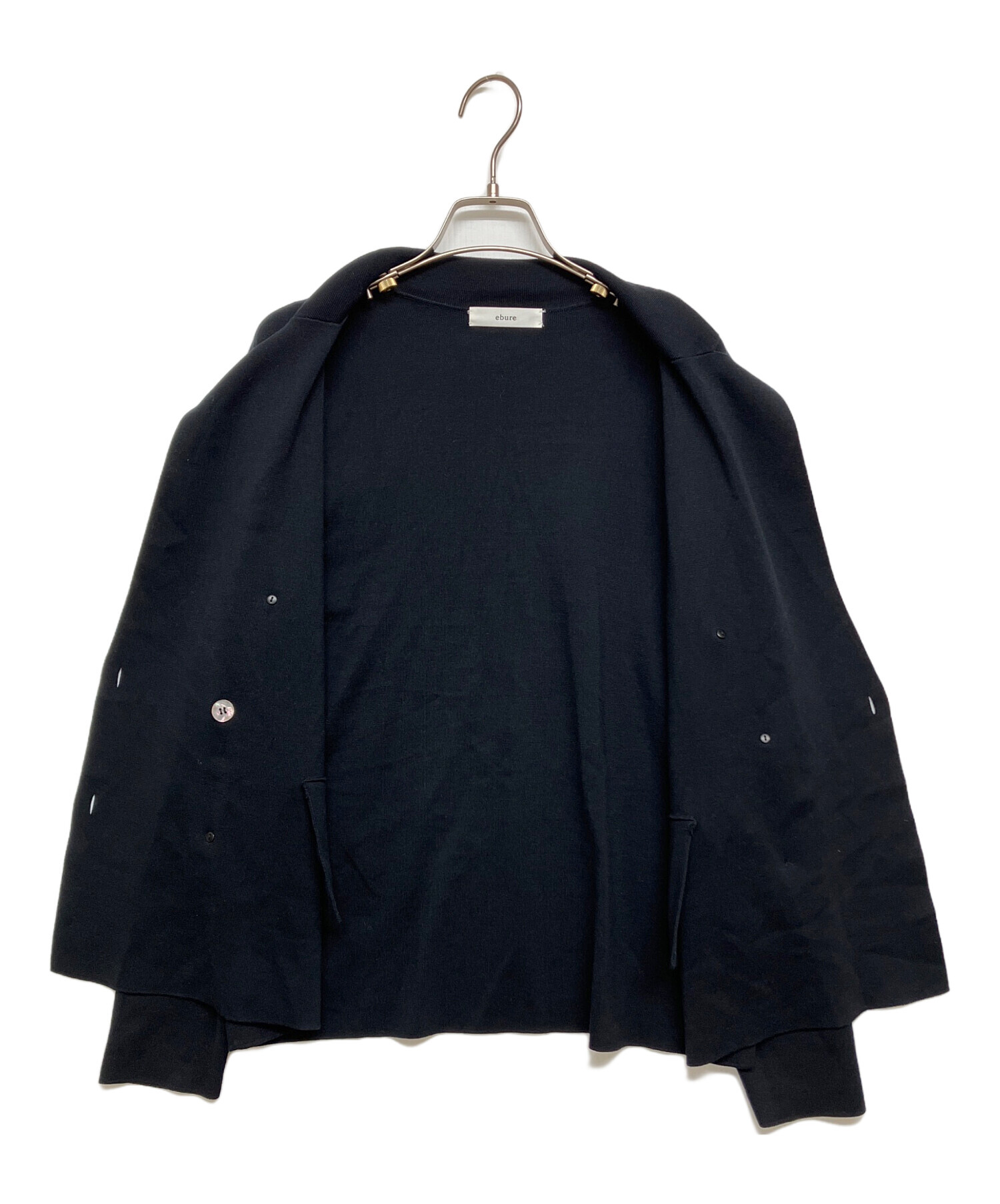 中古・古着通販】ebure (エブール) コットンシルク ニットジャケット