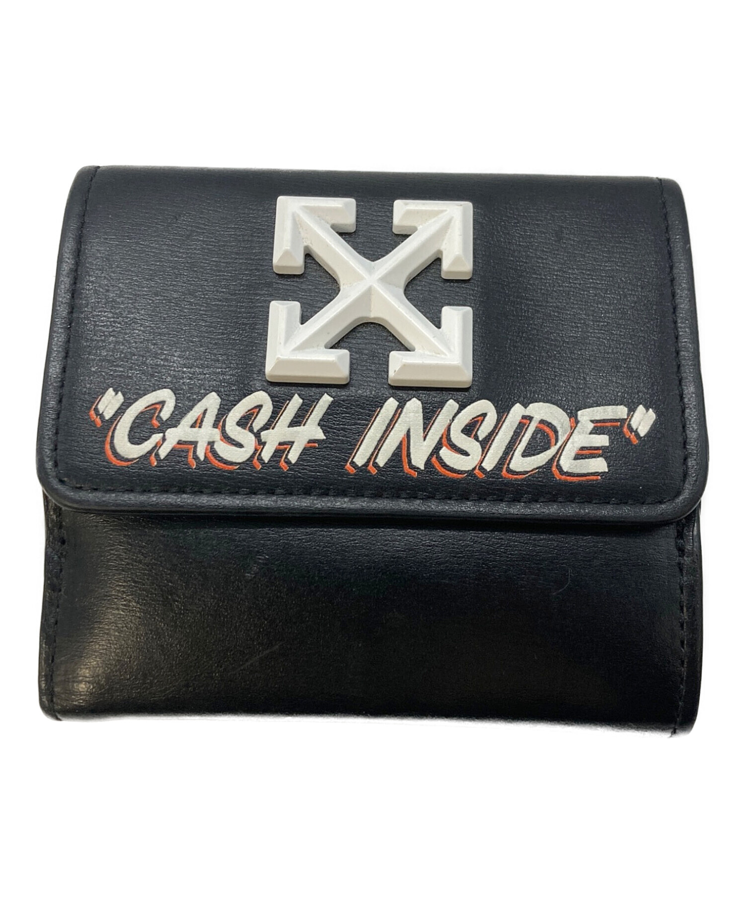 中古・古着通販】OFFWHITE (オフホワイト) Jitney Leather Wallet 
