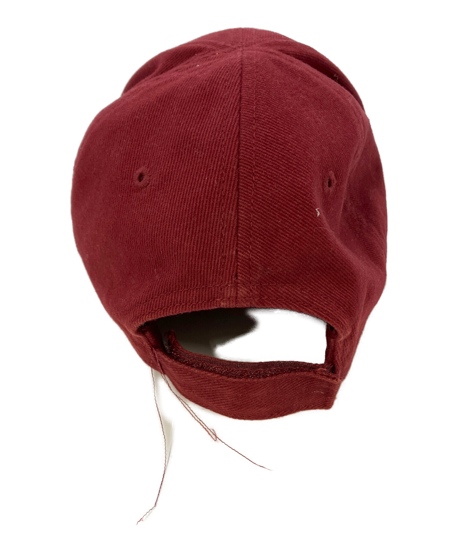BALENCIAGA バーガンディ 赤キャップ 中古・古着通販】BALENCIAGA (バレンシアガ) キャップ ボルドー