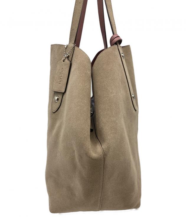 中古・古着通販】COACH (コーチ) リバーシブルトートバッグ ピンク