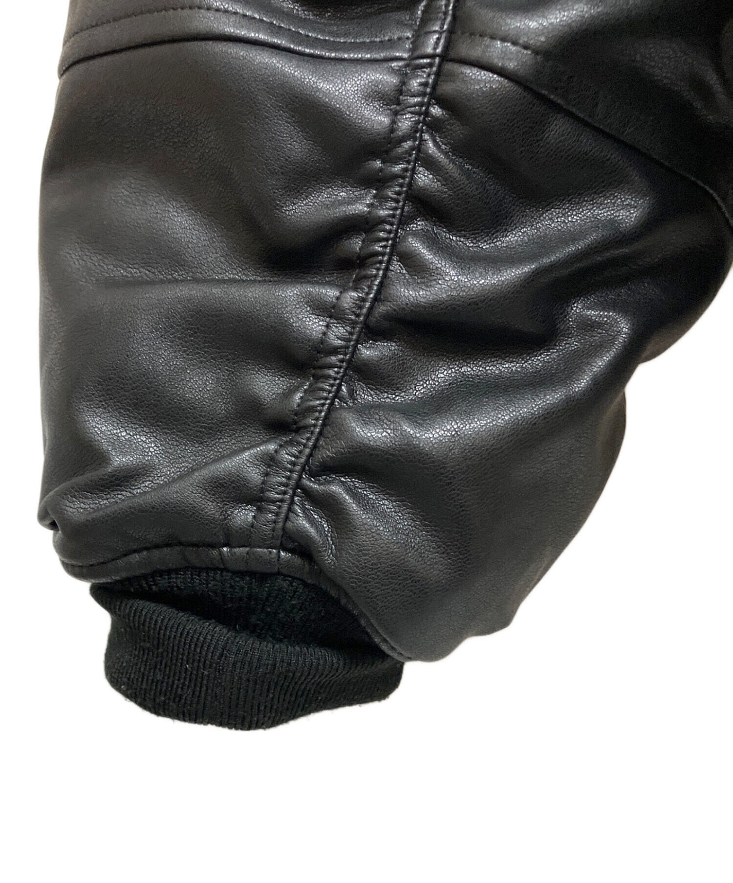 中古・古着通販】BREATH (ブレス) フェイクレザージャケット BR25AW