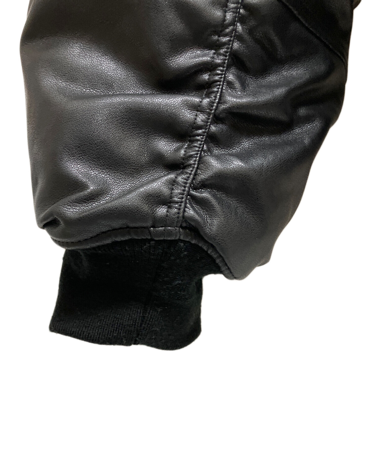 中古・古着通販】BREATH (ブレス) フェイクレザージャケット BR25AW