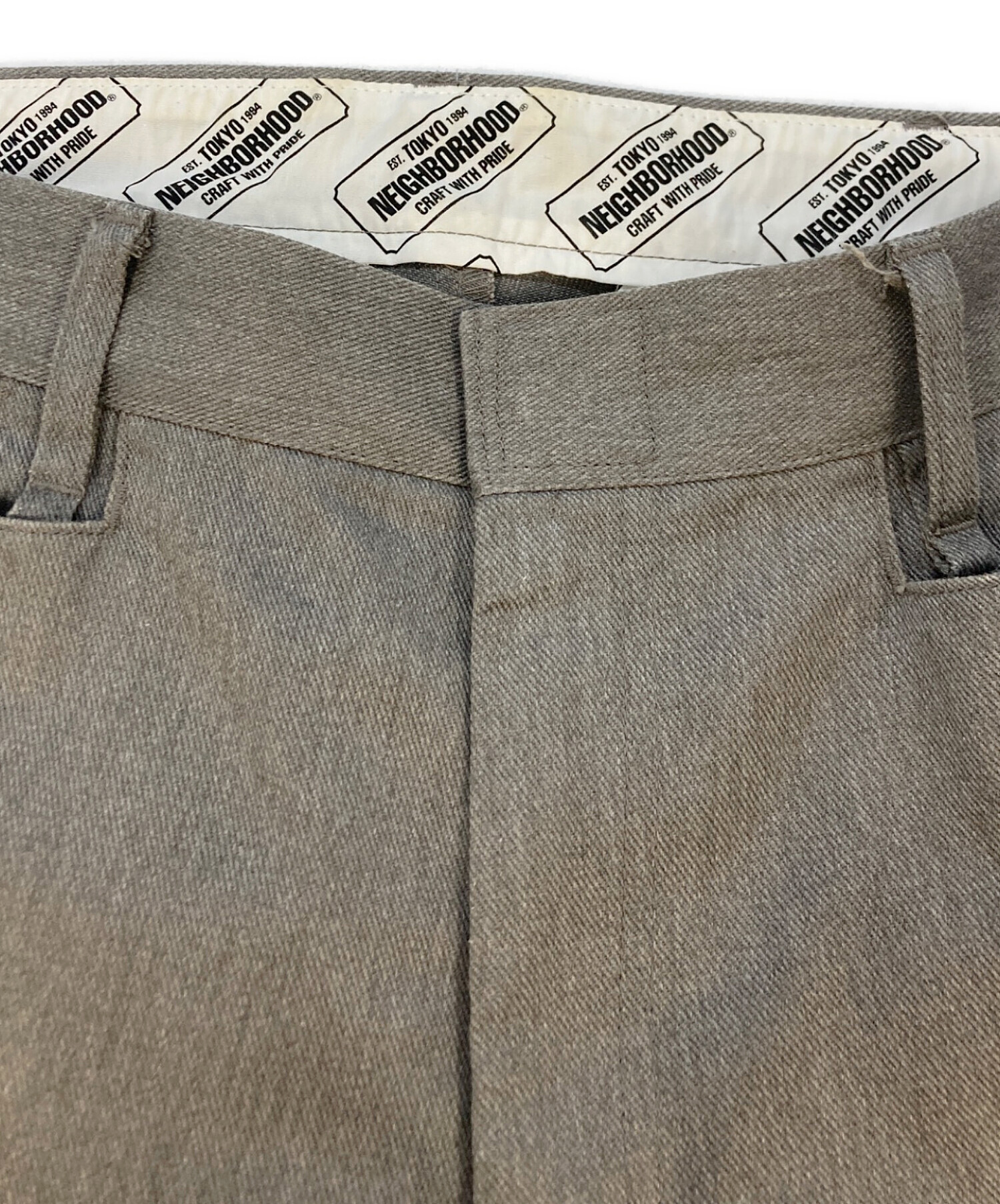 中古・古着通販】NEIGHBORHOOD (ネイバーフッド) WP WIDE PANTS グレー