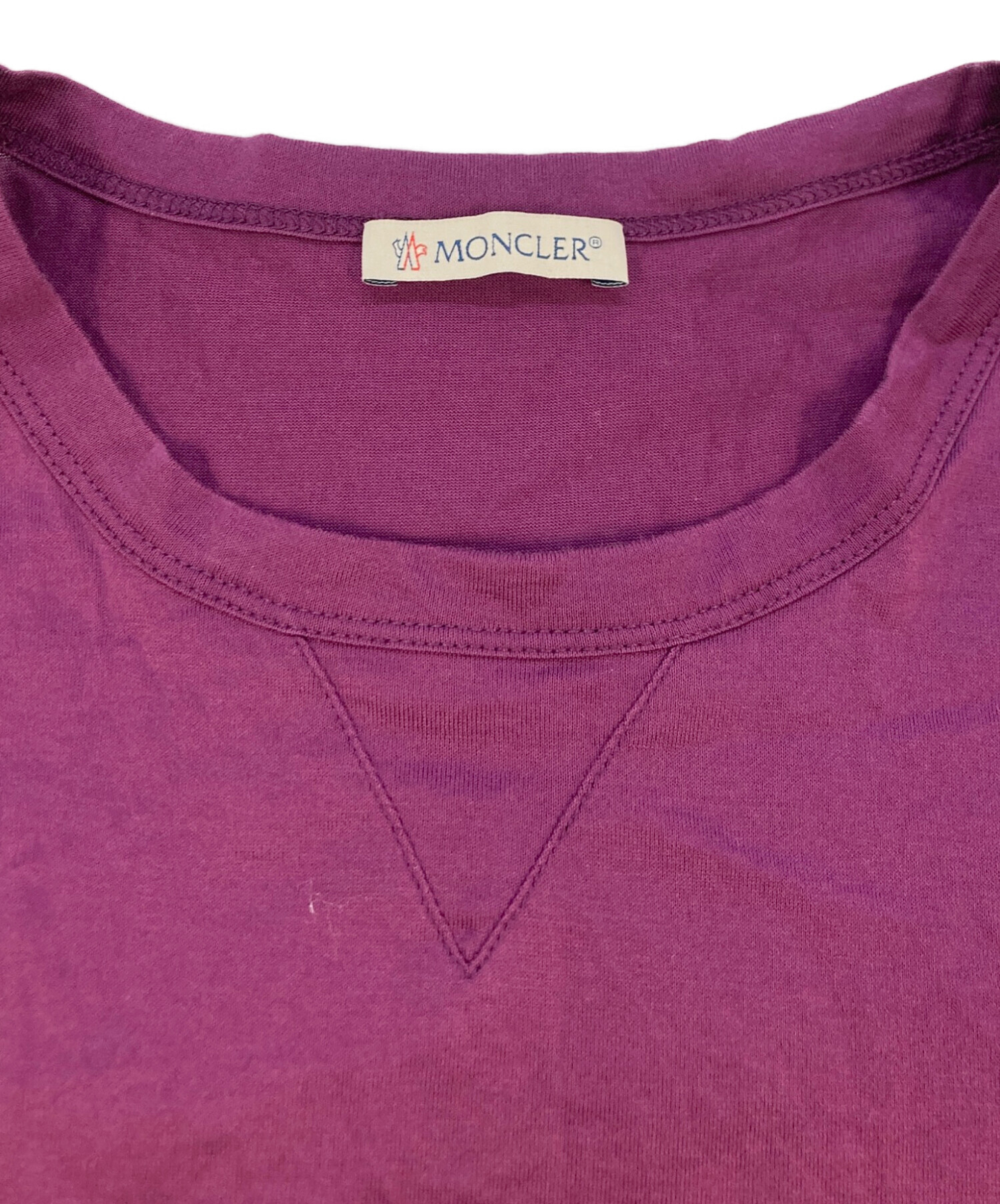 中古・古着通販】MONCLER (モンクレール) MAGLIA T-SHIRT パープル