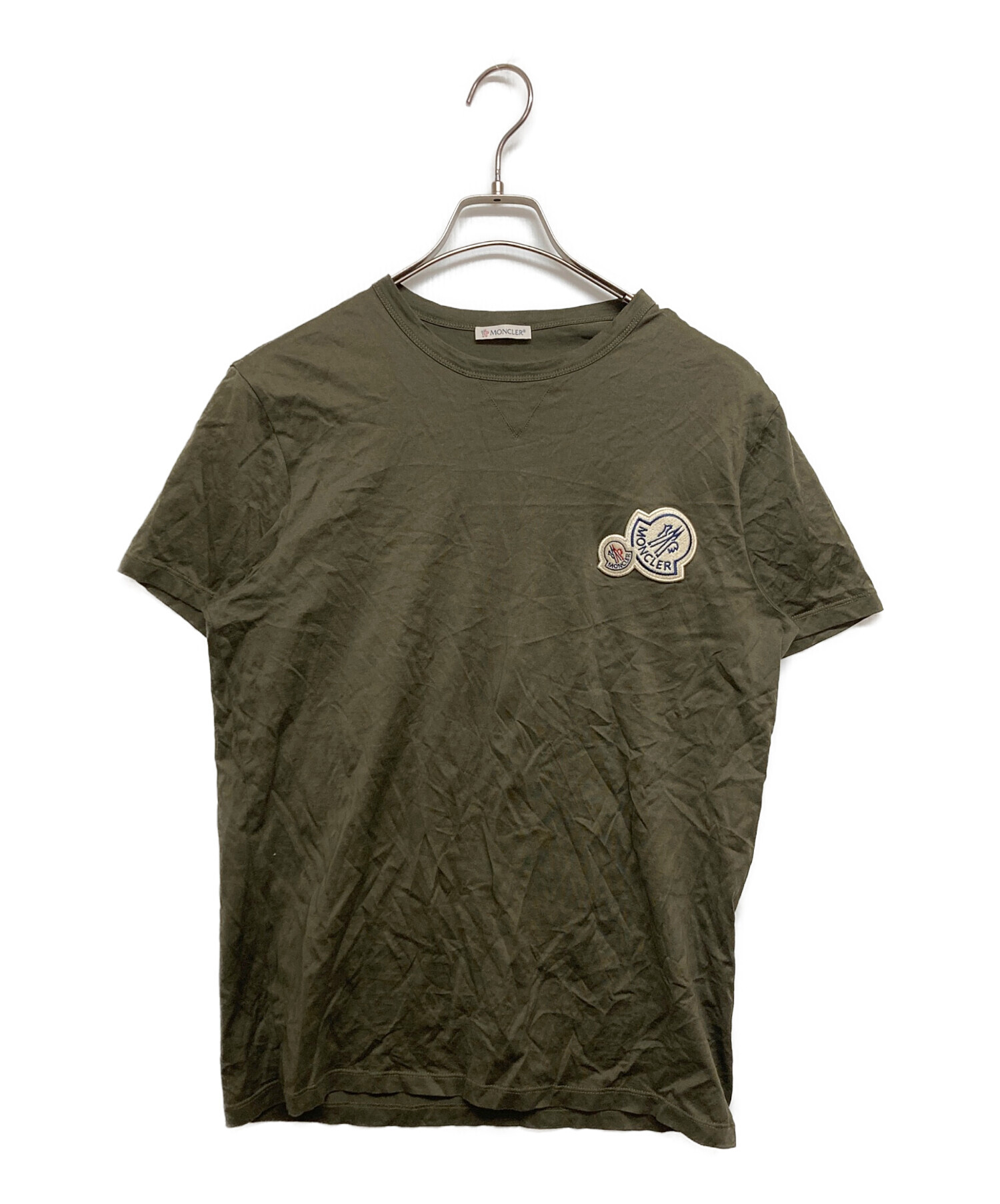 中古・古着通販】MONCLER (モンクレール) MAGLIA T-SHIRT カーキ