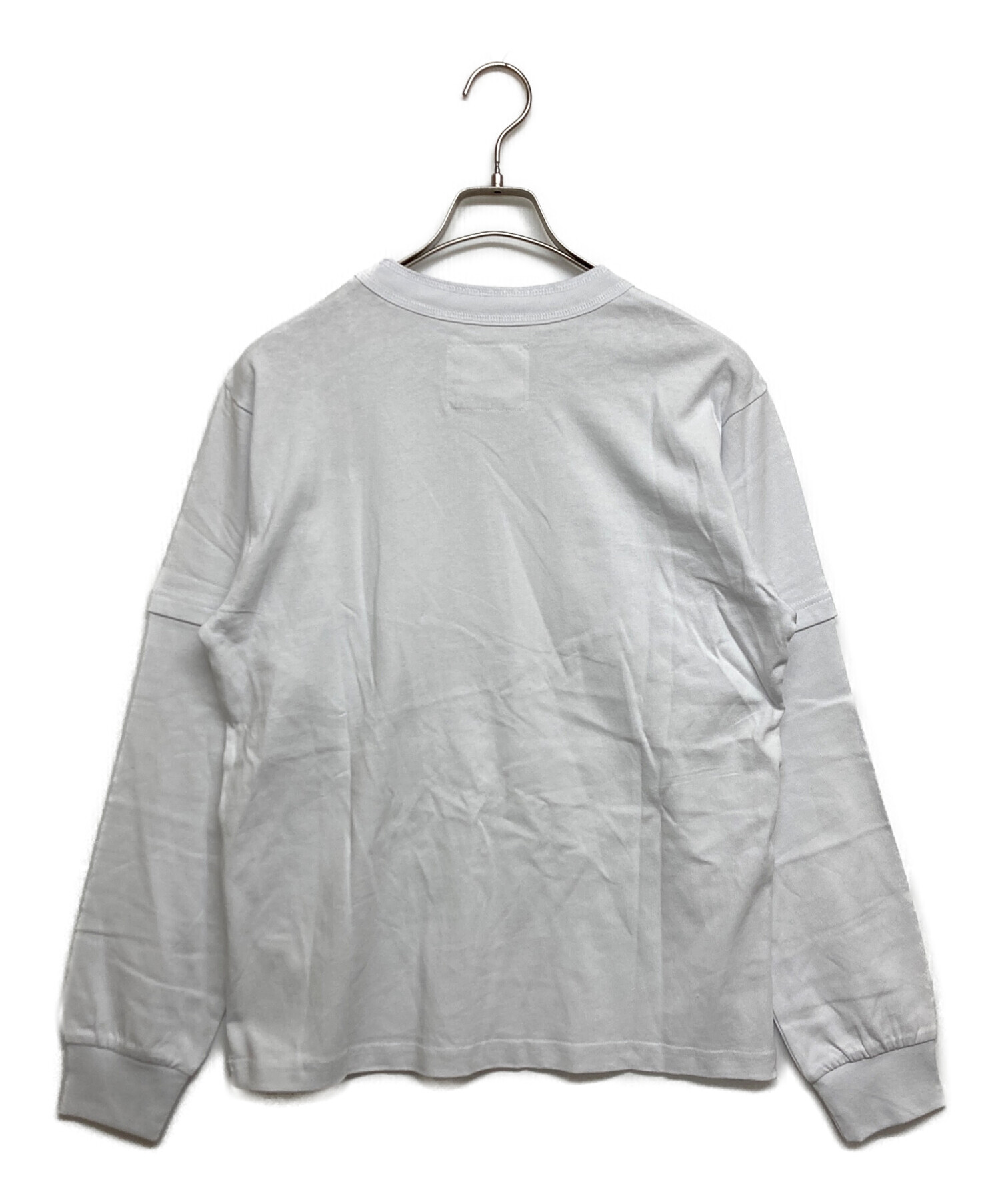 中古・古着通販】sacai (サカイ) クルーネックカットソー ホワイト