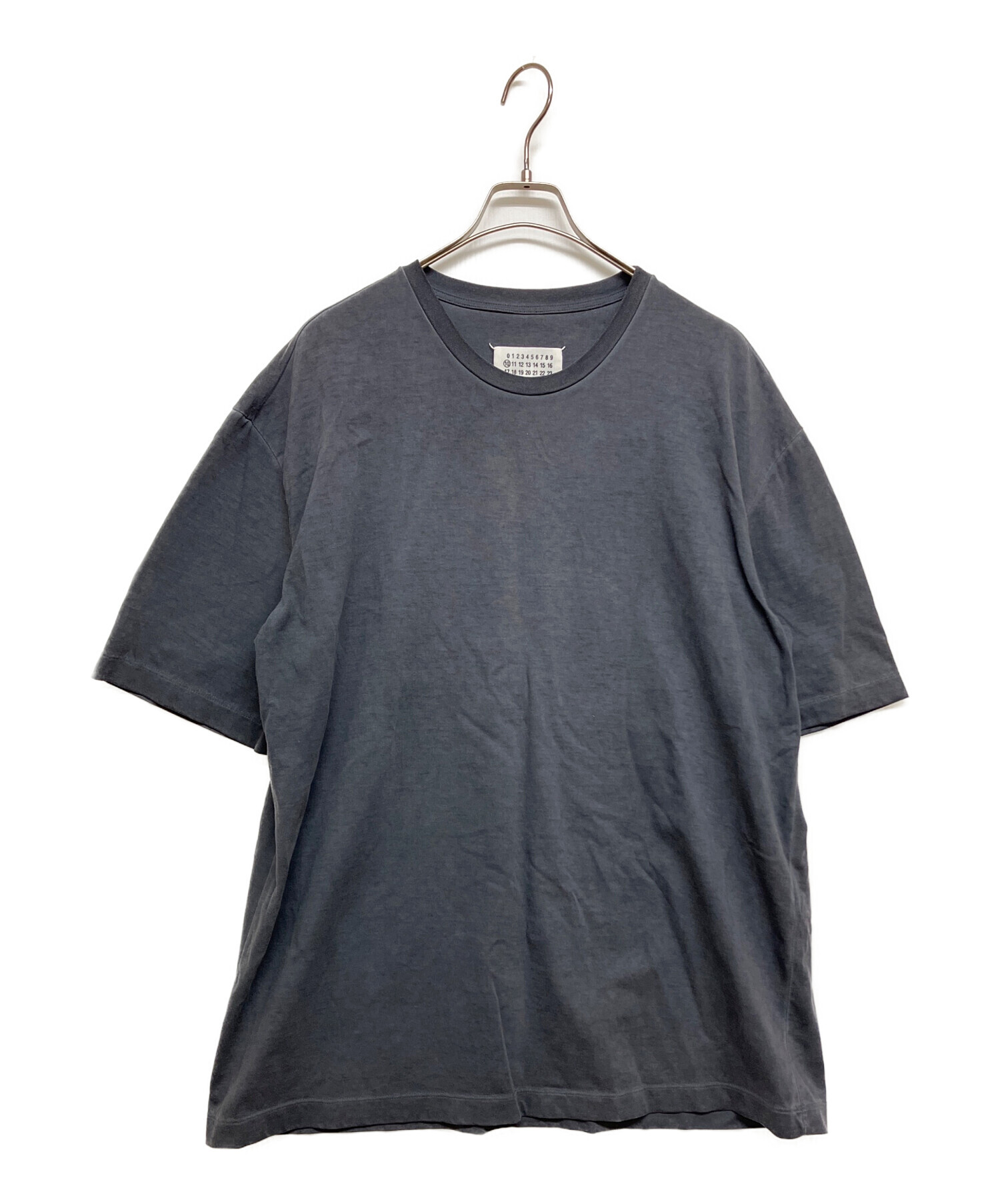 Maison Margiela ガーメントダイ　Tシャツ　チャコールグレー　44 中古・古着通販】Maison Margiela (メゾンマルジェラ) Garment-dyed