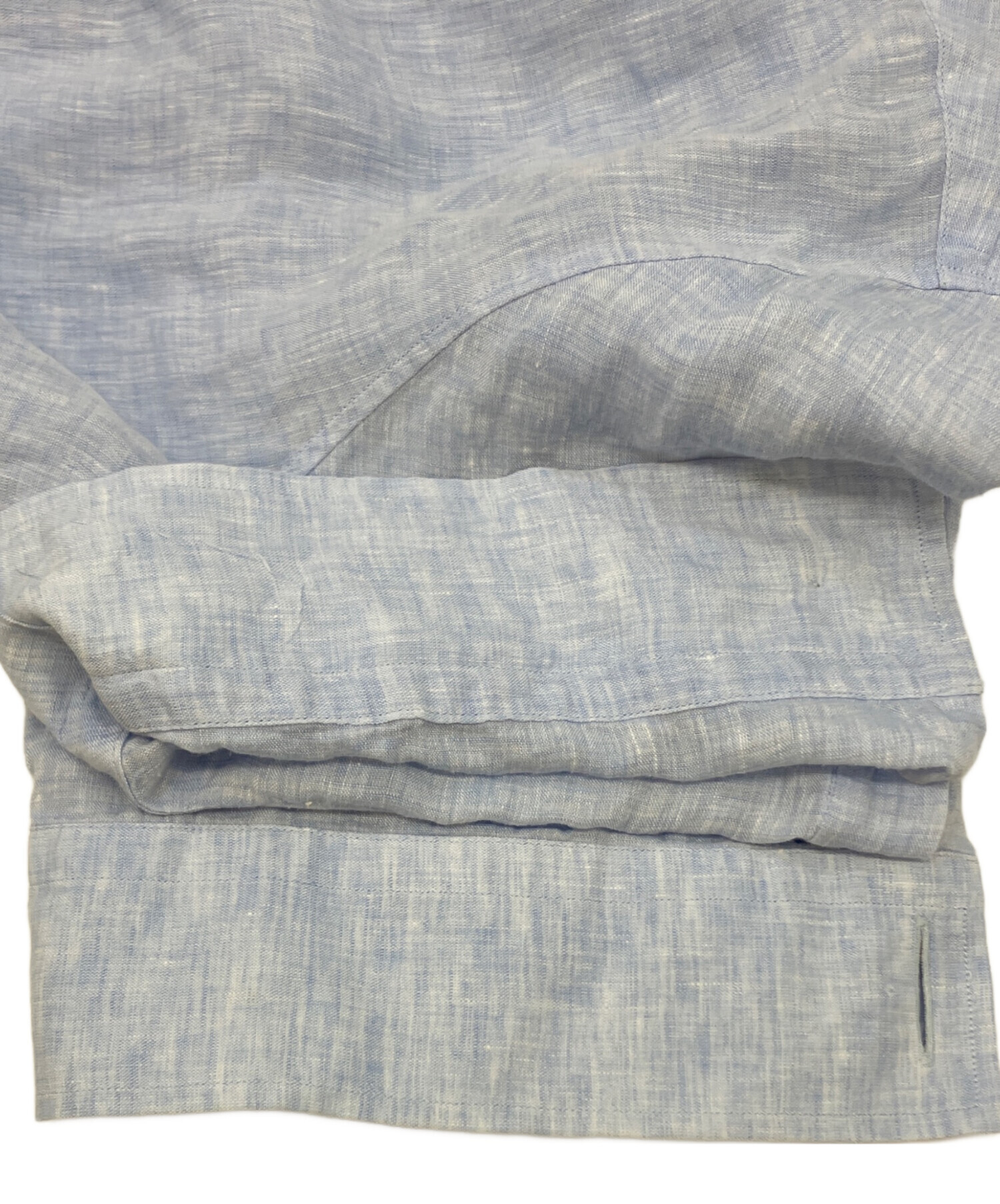 中古・古着通販】HERMES (エルメス) リネンシャツ ブルー サイズ:SIZE