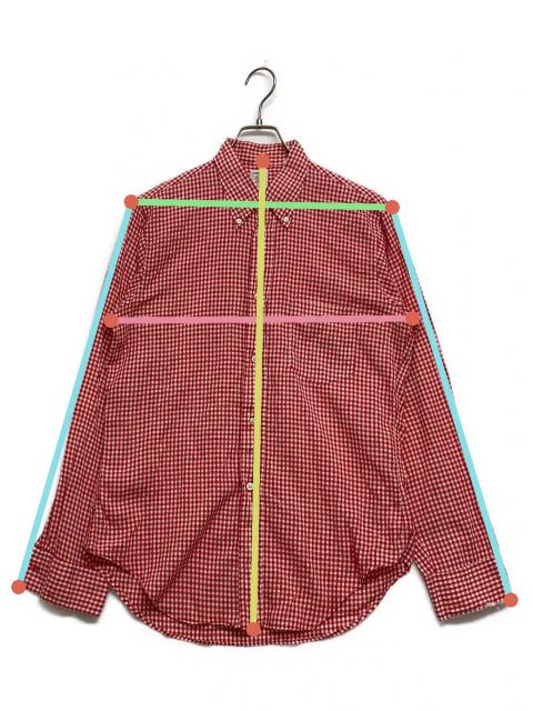 中古・古着通販】ARROW (アロー) 60'Sチェックシャツ レッド サイズ