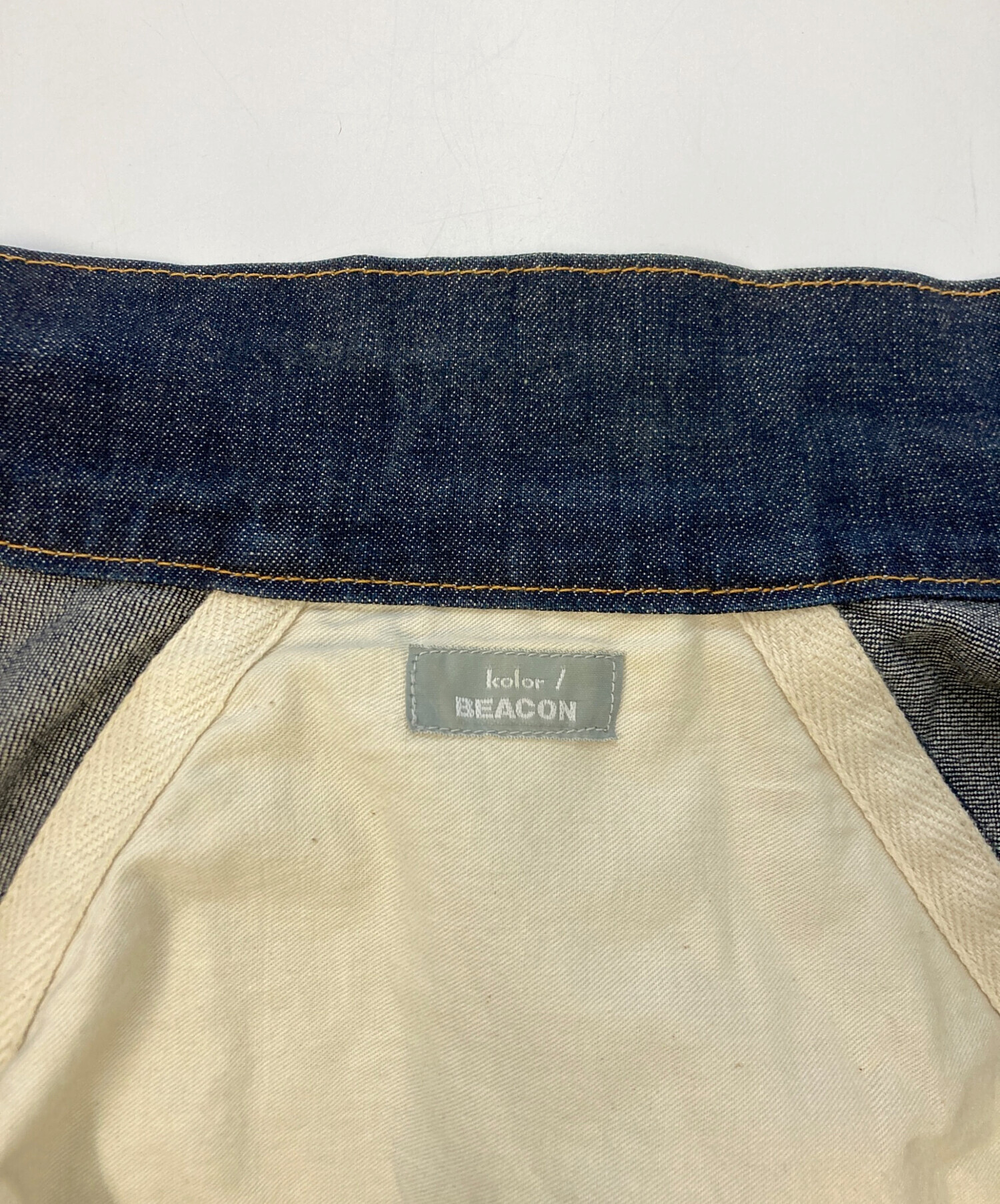 中古・古着通販】kolor/BEACON (カラービーコン) デニムブルゾン 