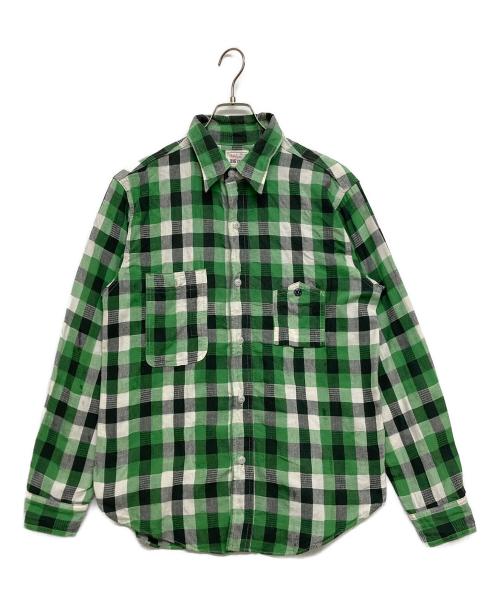 中古・古着通販】BIG YANK (ビッグヤンク) チェックシャツ グリーン