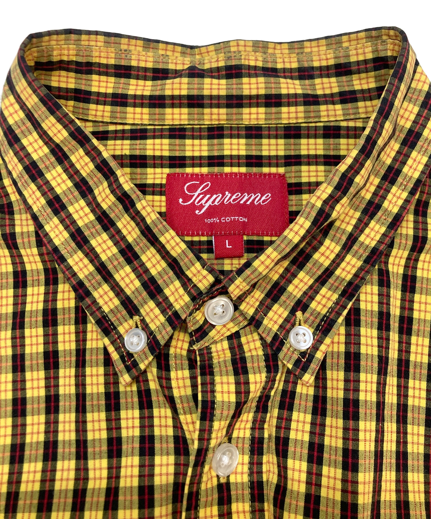 中古・古着通販】SUPREME (シュプリーム) ギンガムチェックシャツ