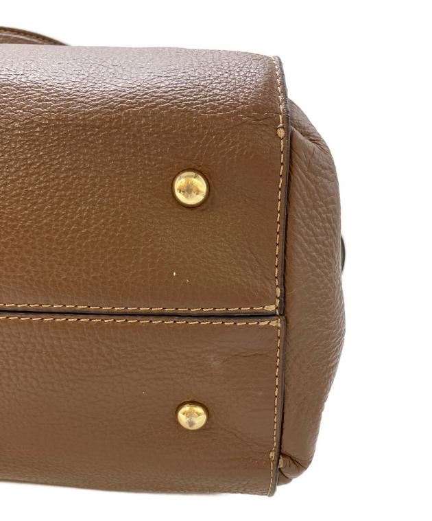 中古・古着通販】IACUCCI (イアクッチ) 2WAYレザーバッグ ブラウン
