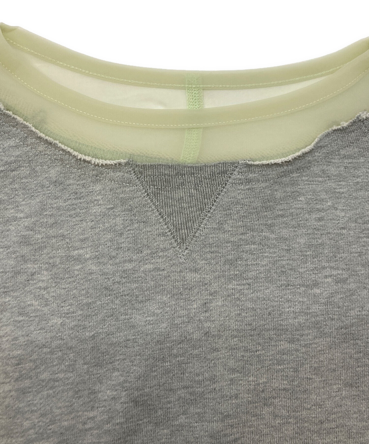 中古・古着通販】MAISON SPECIAL (メゾンスペシャル) Sheer Neck 