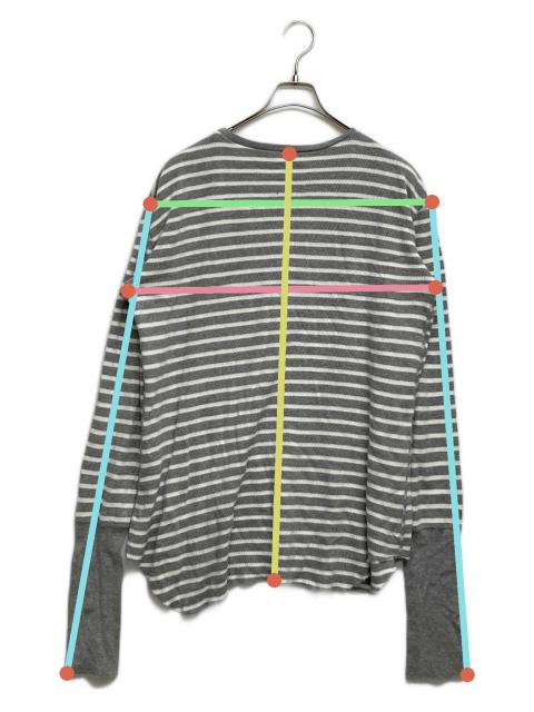 中古・古着通販】GOOD GRIEF! (グッドグリーフ) Border Thermal Top