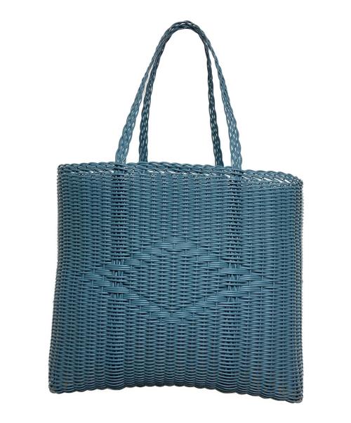 お値下げ中✨パロローサ PALOROSA ビックトートバック メルカドバッグ 中古・古着通販】PALOROSA (パロローサ) トートカゴバッグ ブルー