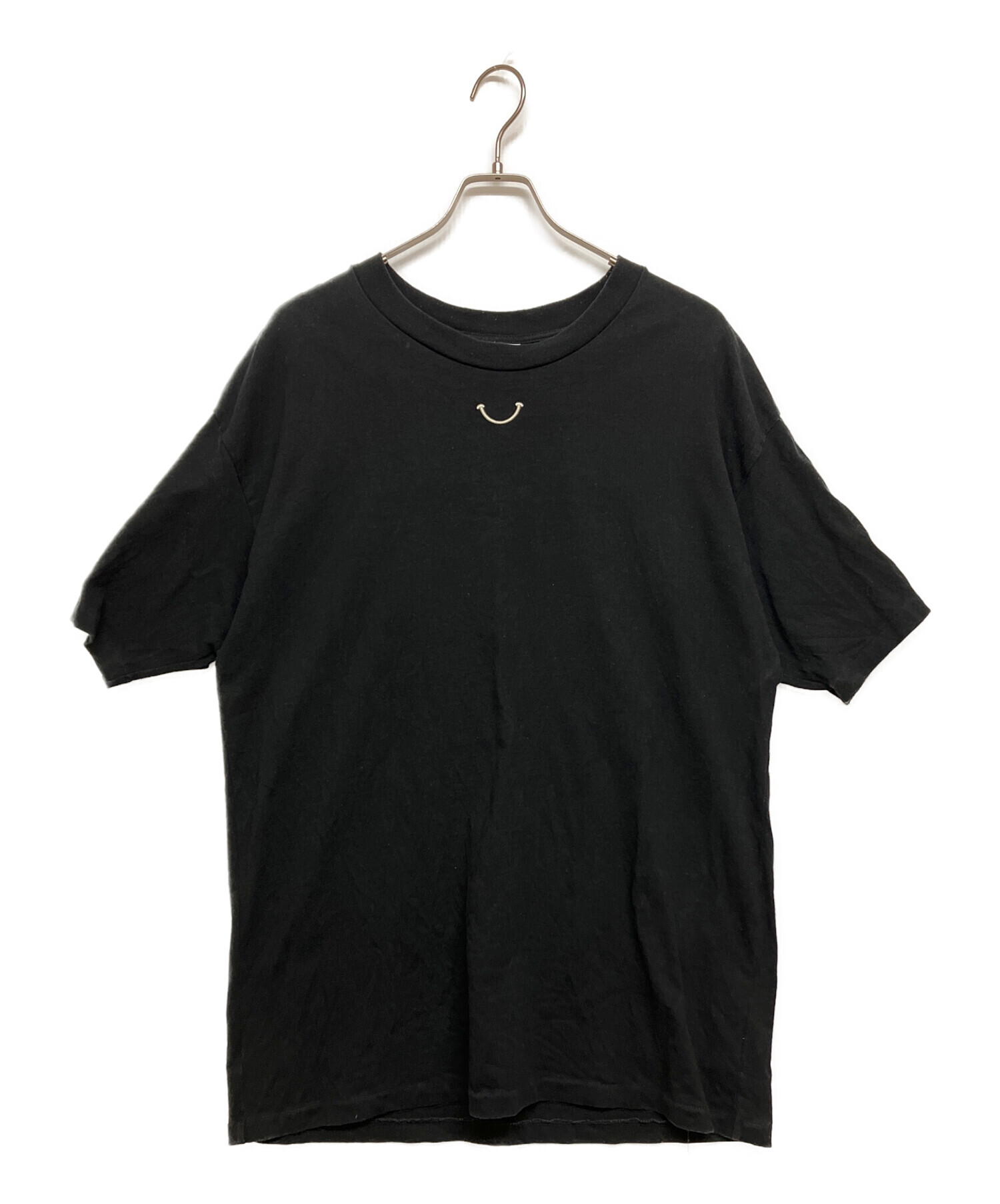 【L】READYMADE Tシャツ ブラック ビッグロゴ 半袖 レディメイド 中古・古着通販】READYMADE (レディメイド) SMILE & LOGO SHORT SLEEVE