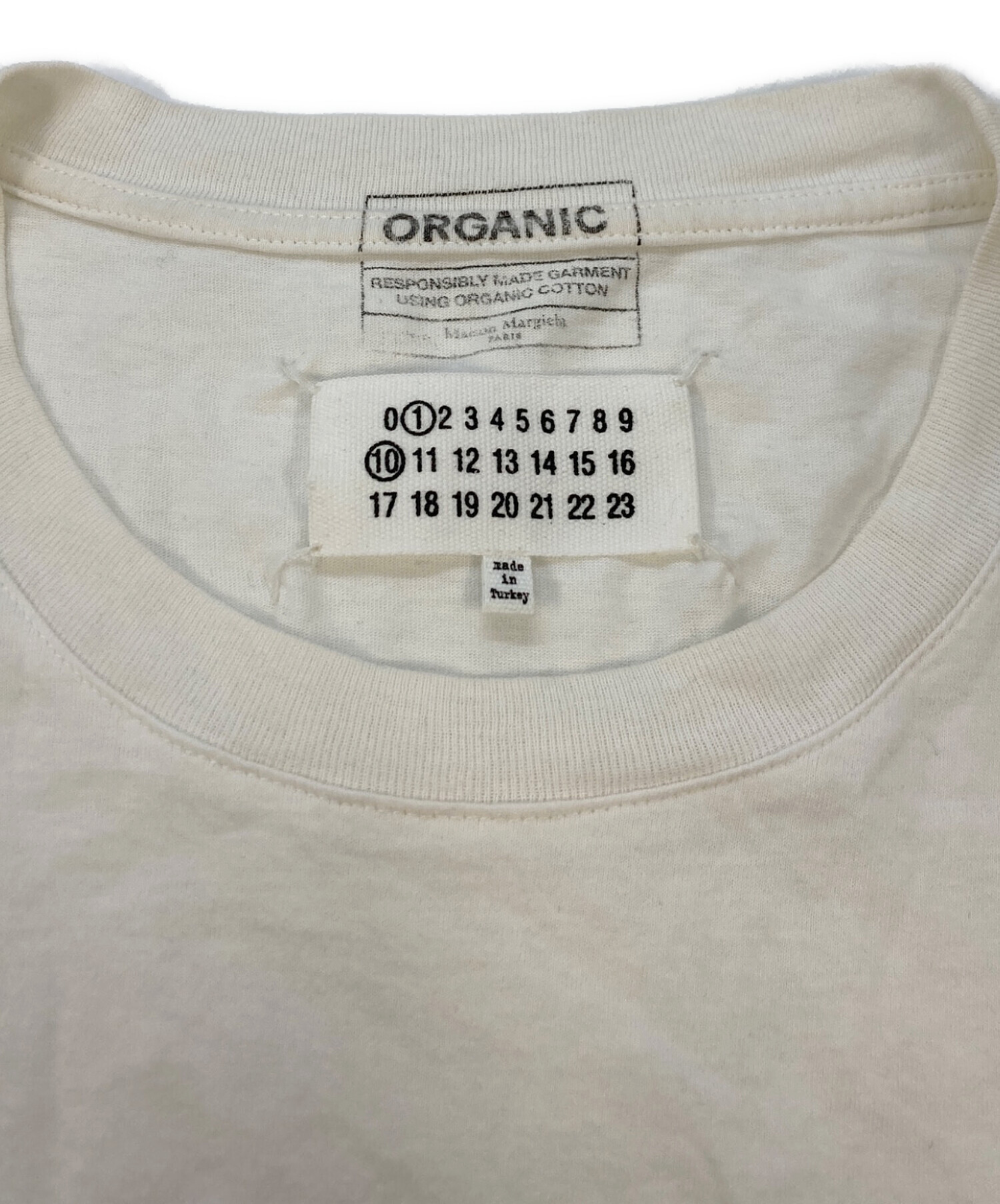 メゾンマルジェラ20SSパンチホール オーバーサイズ Tシャツ　白タグ 中古・古着通販】Maison Margiela (メゾンマルジェラ) 4ステッチT