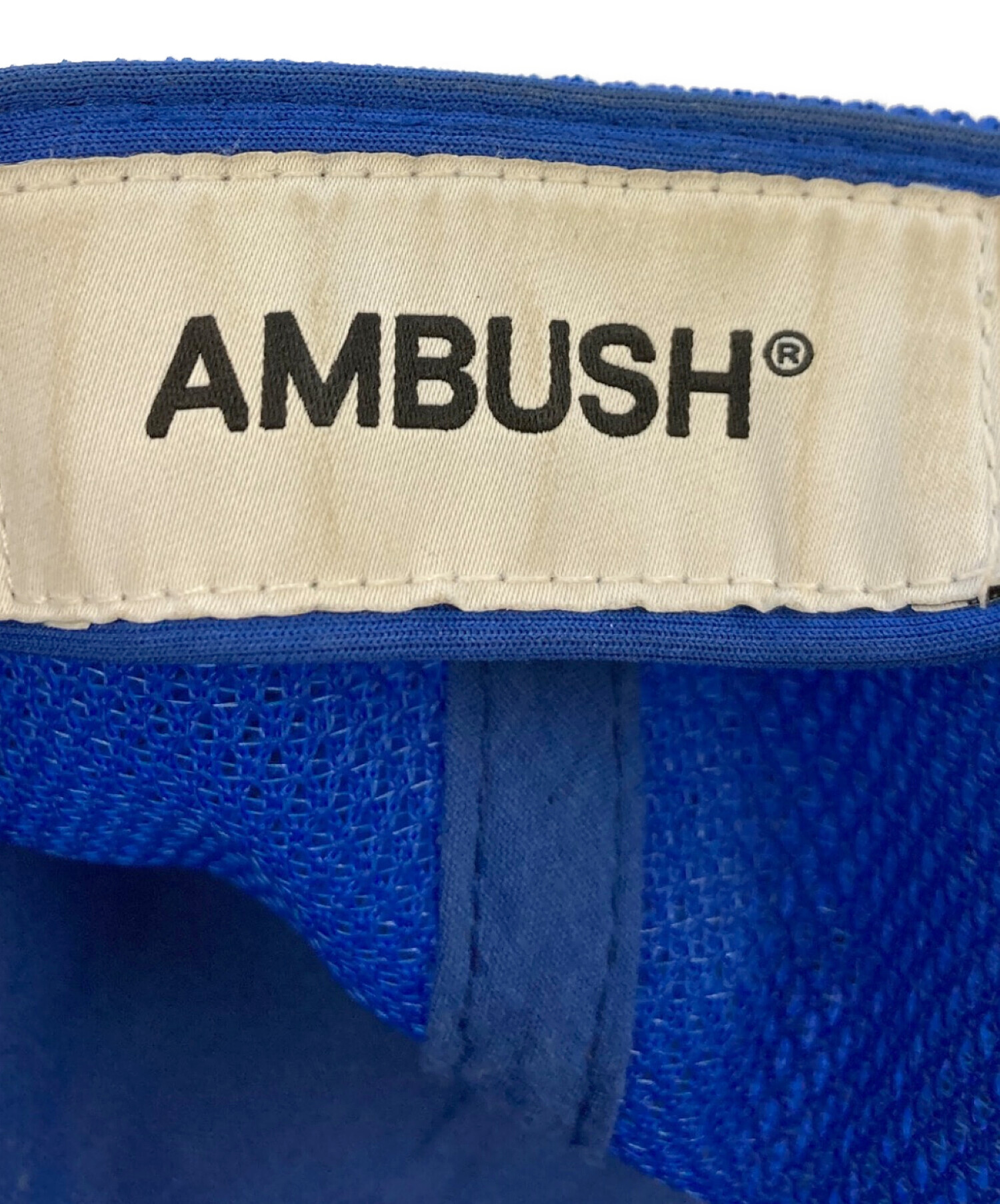 中古・古着通販】AMBUSH (アンブッシュ) キャップ ブルー サイズ:実寸