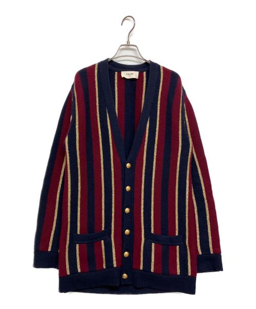 中古・古着通販】CELINE (セリーヌ) ストライプ ウール ニット