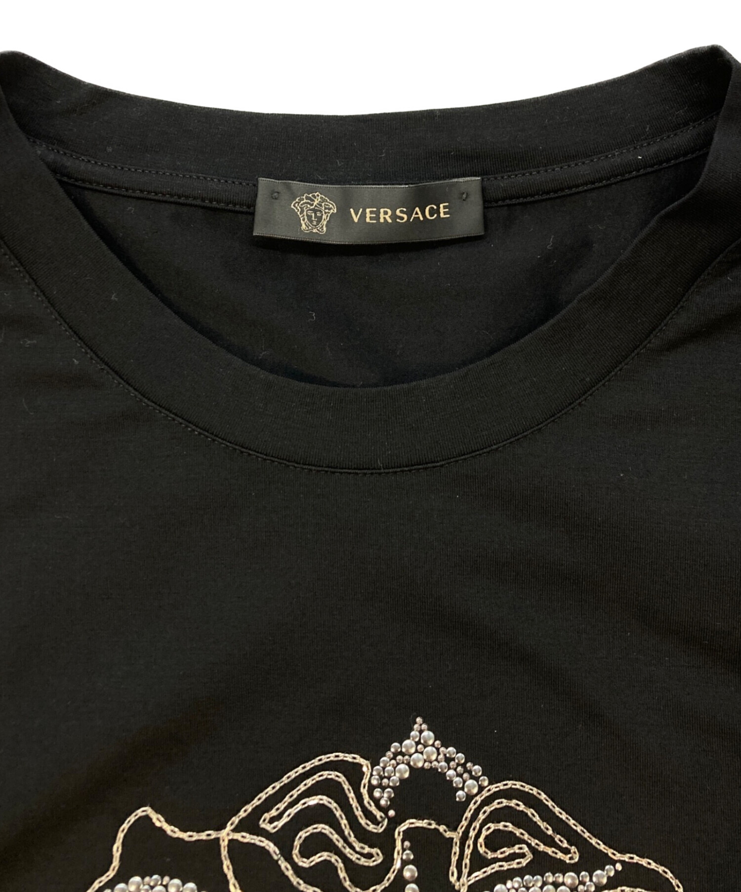 中古・古着通販】VERSACE (ヴェルサーチェ) モノフィラメント糸加工