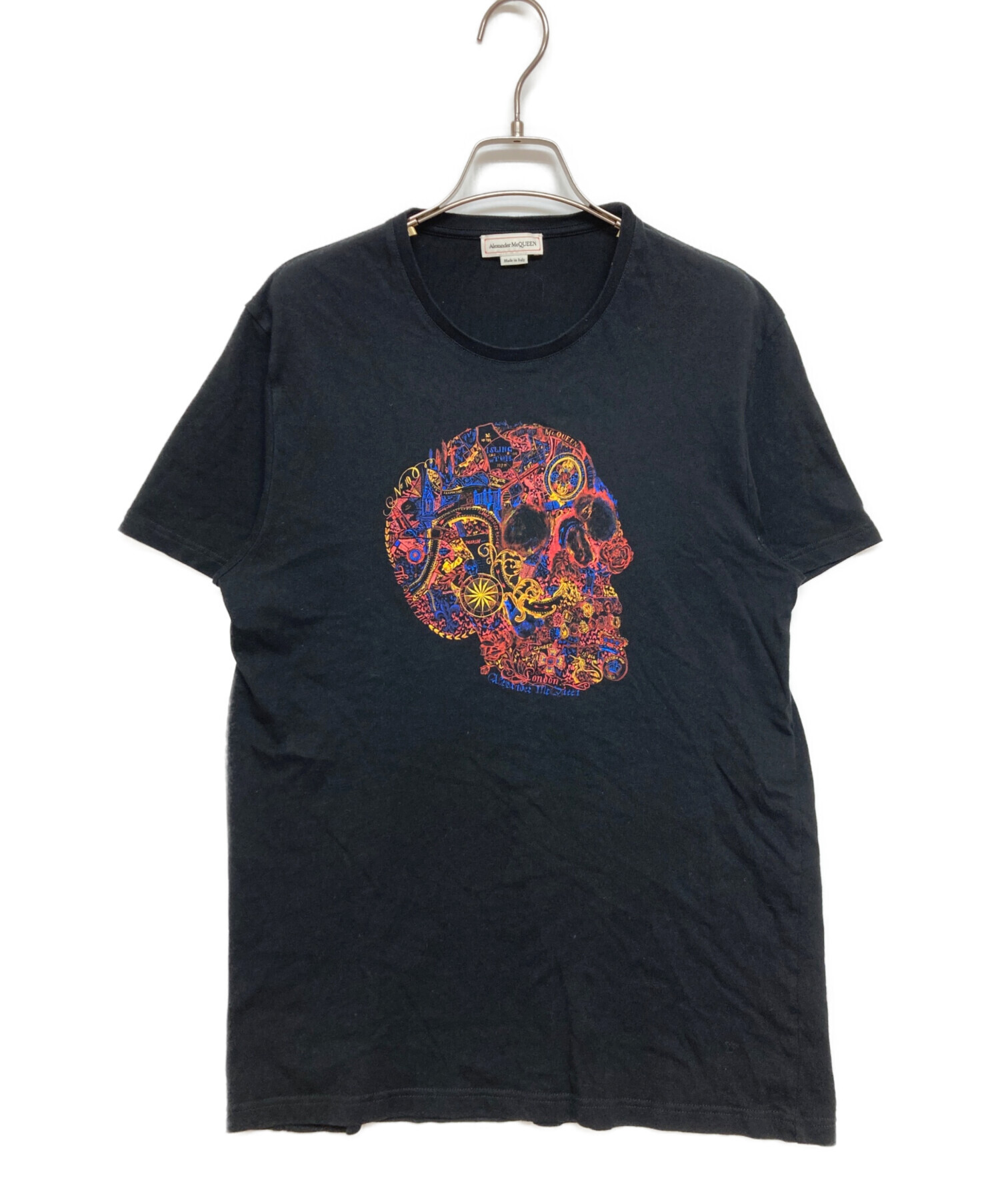 3815【激レア・美品】アレキサンダーマックイーン レインボーロゴ Tシャツ 中古・古着通販】ALEXANDER McQUEEN (アレキサンダーマックイーン